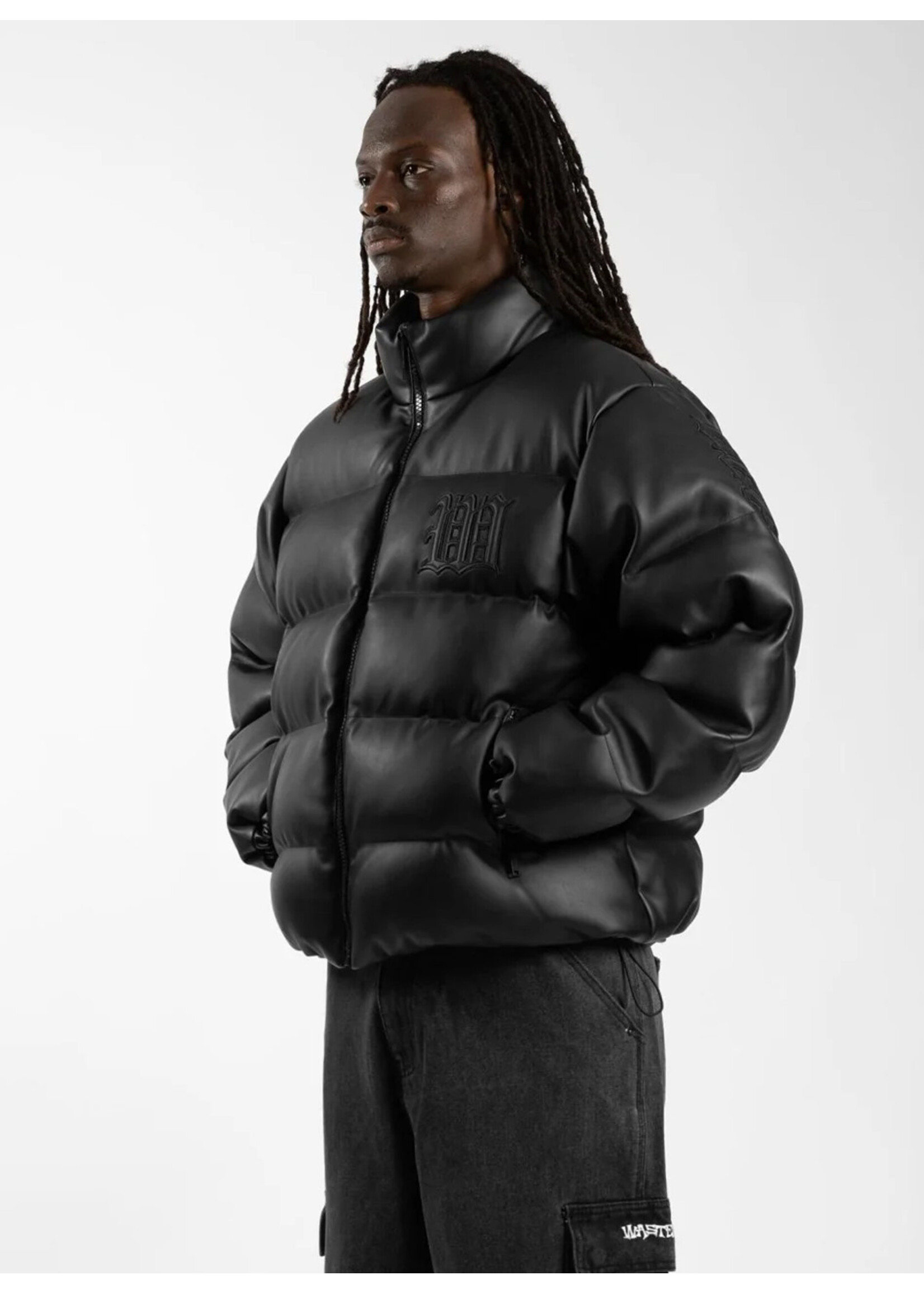 Wasted Paris Kingdom Curve Puffer Jacket Black WP24CJK07