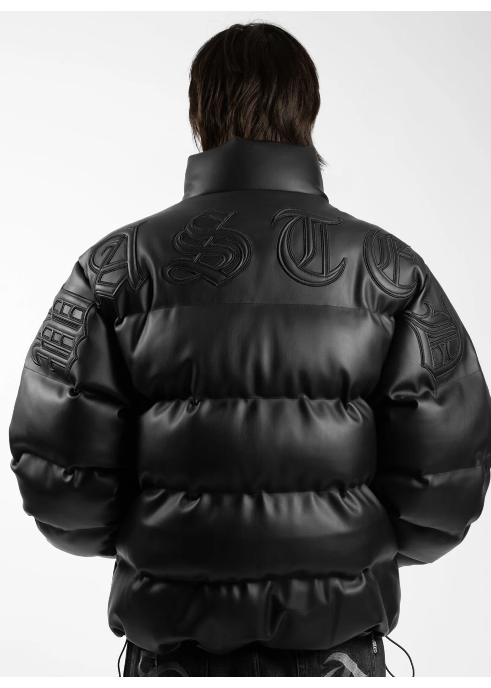 Wasted Paris Kingdom Curve Puffer Jacket Black WP24CJK07