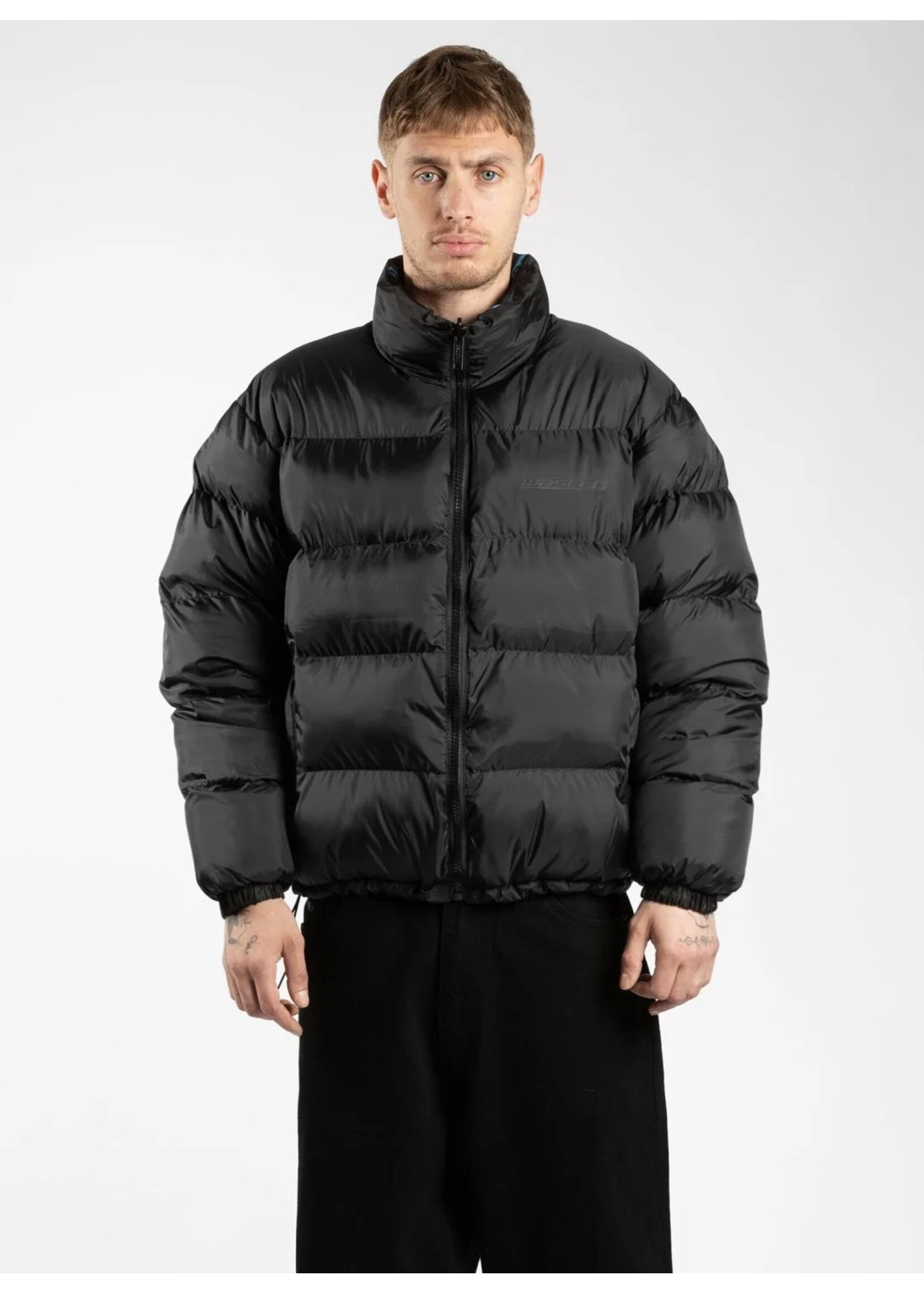 Wasted Paris Fusion Puffer Jacket Black WP24CJK02