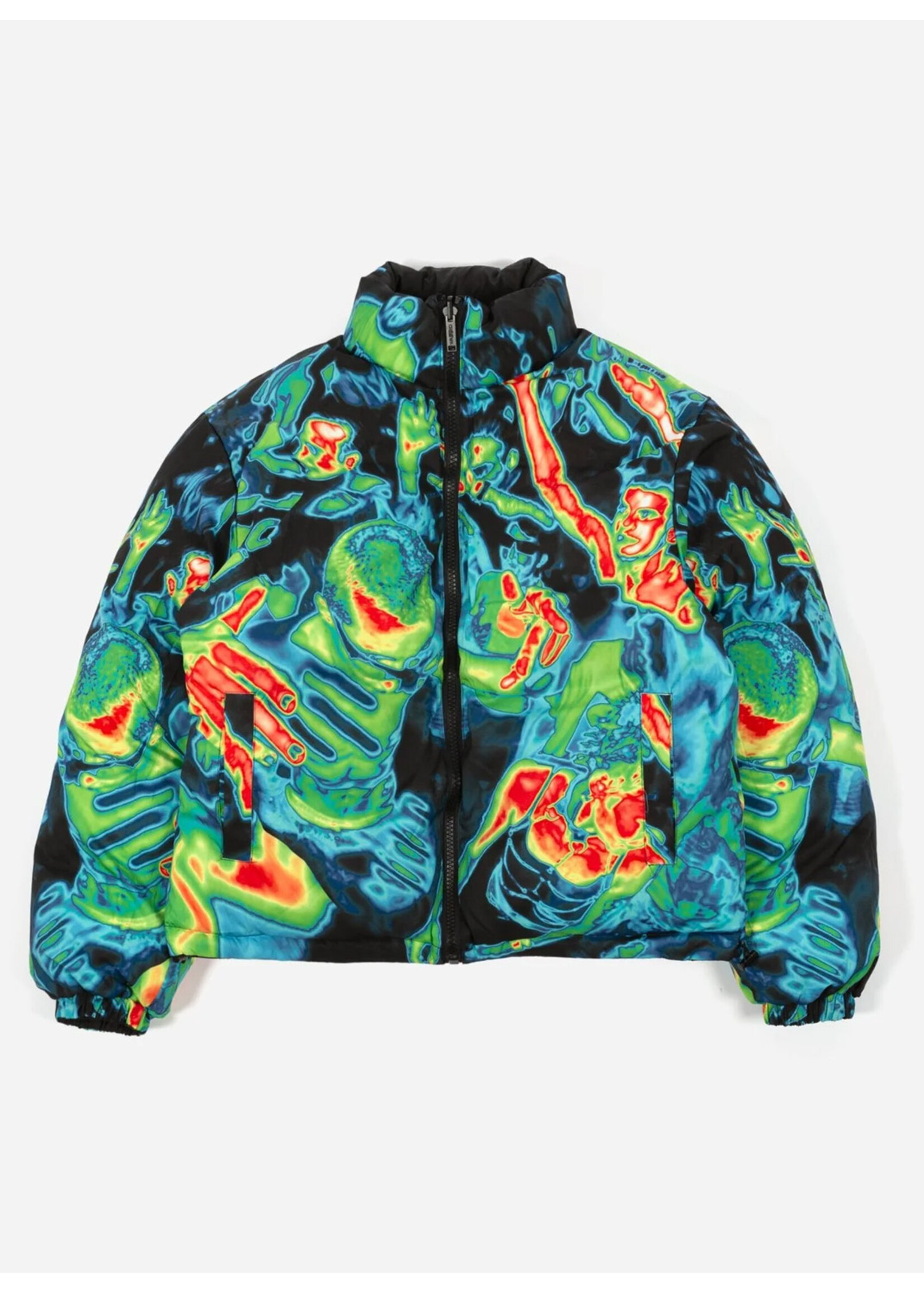 Wasted Paris Fusion Puffer Jacket Black WP24CJK02