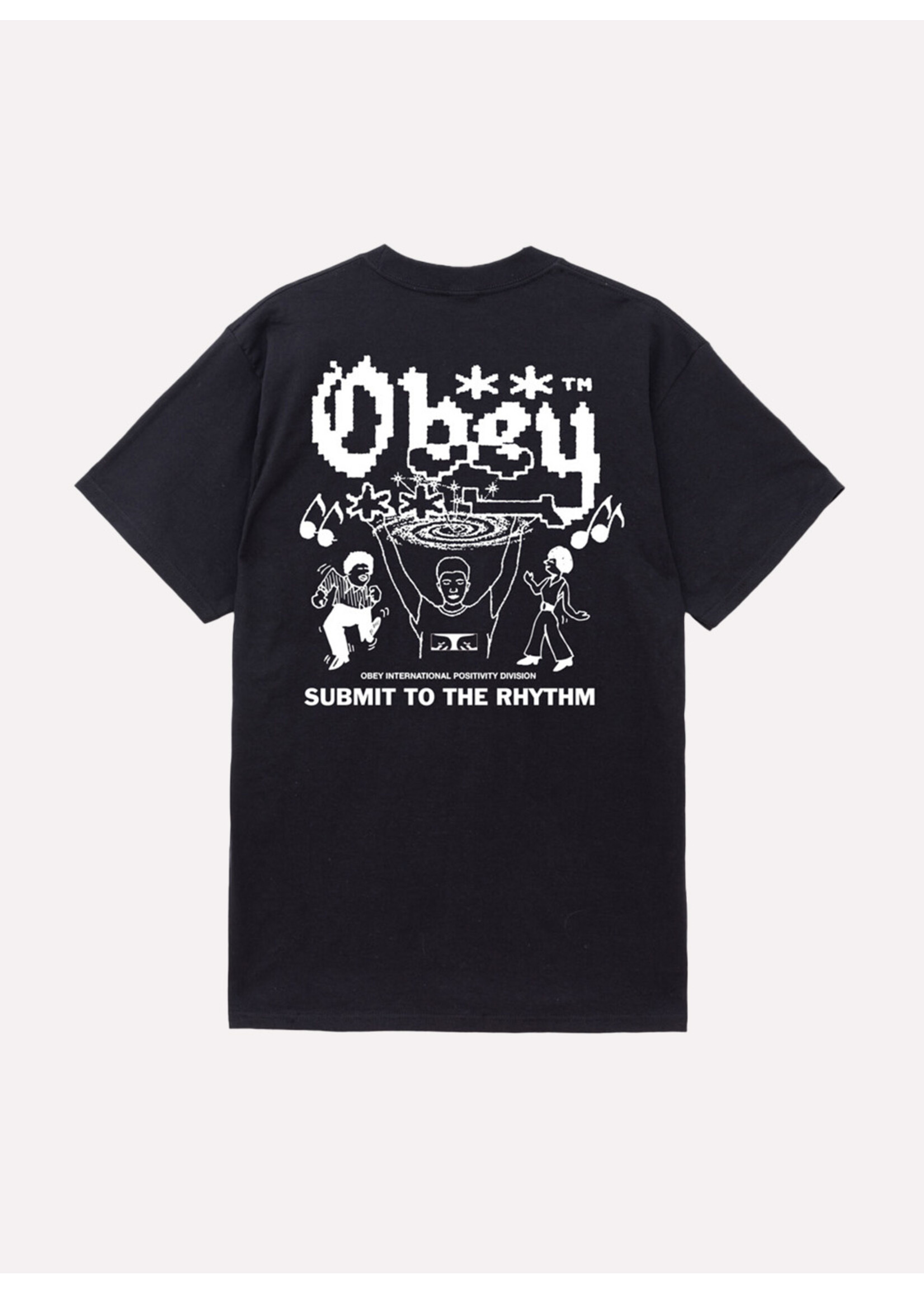 Obey Obey Submit To The Rhythm Tee Black 165264056-BLK
