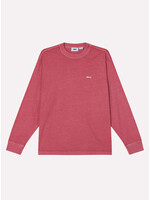 Obey Lowercase Pigment Tee LS Pigment Mineral Red 131030139-MIR