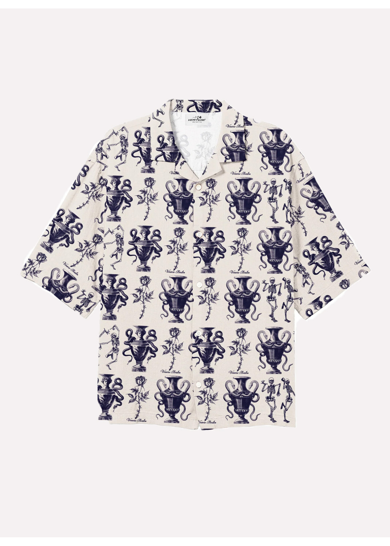 Vertere Berlin Poison Viscose Shirt Bone VER-SH15-BONE