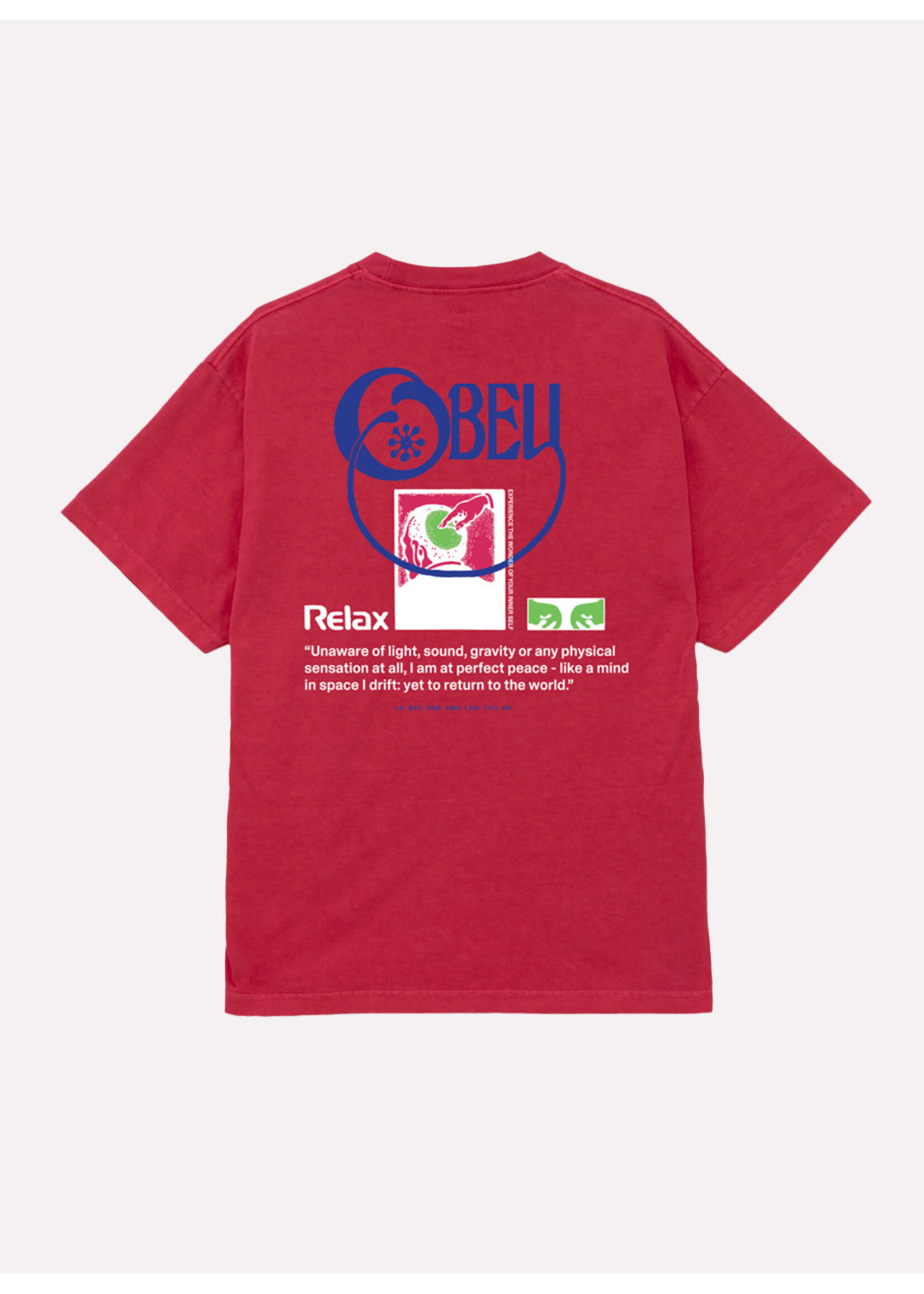 Obey Obey Relax Pigment Raspberry 167924102-RAS