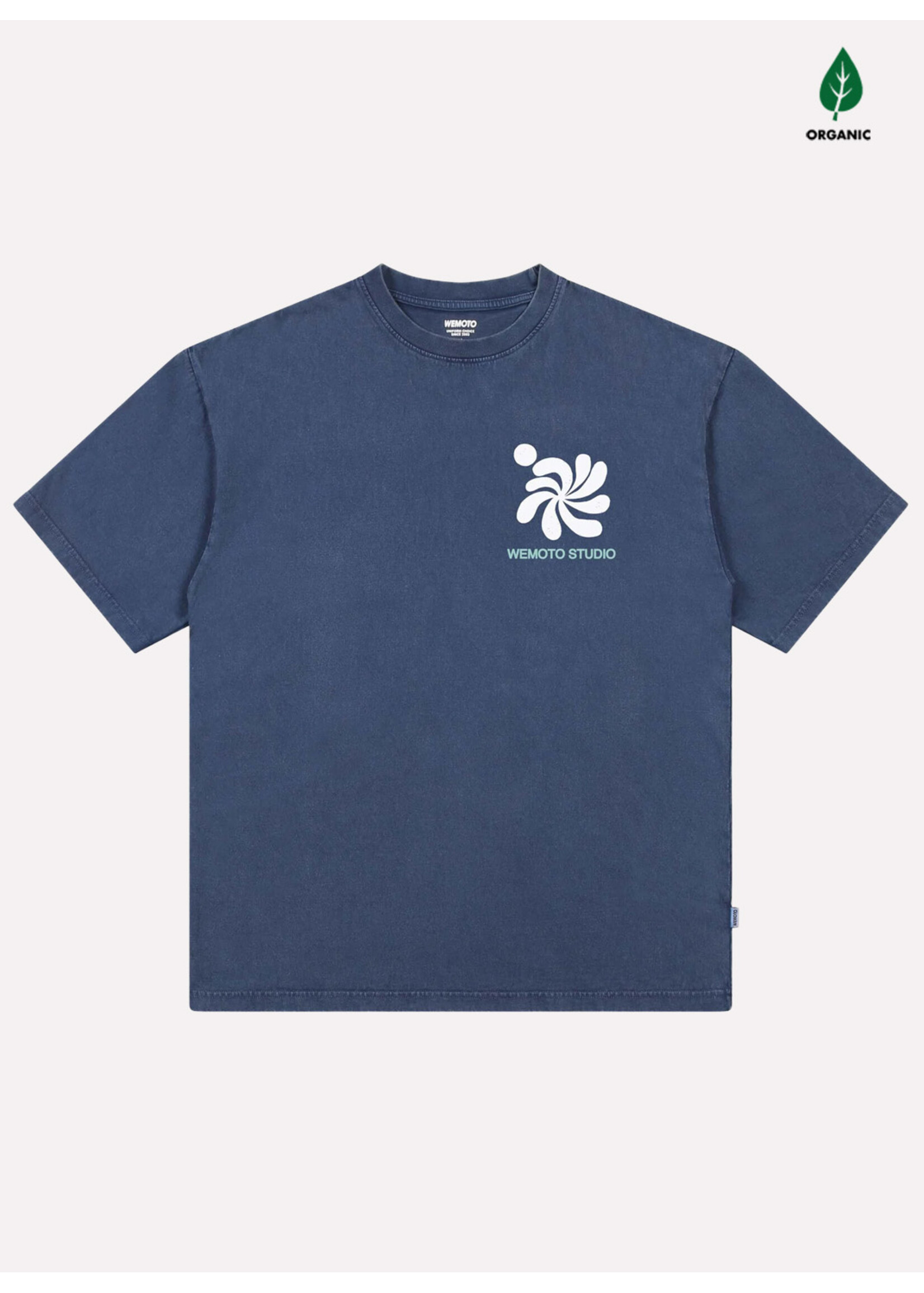 Wemoto Spiral Tee Navy Blue 254.176-400