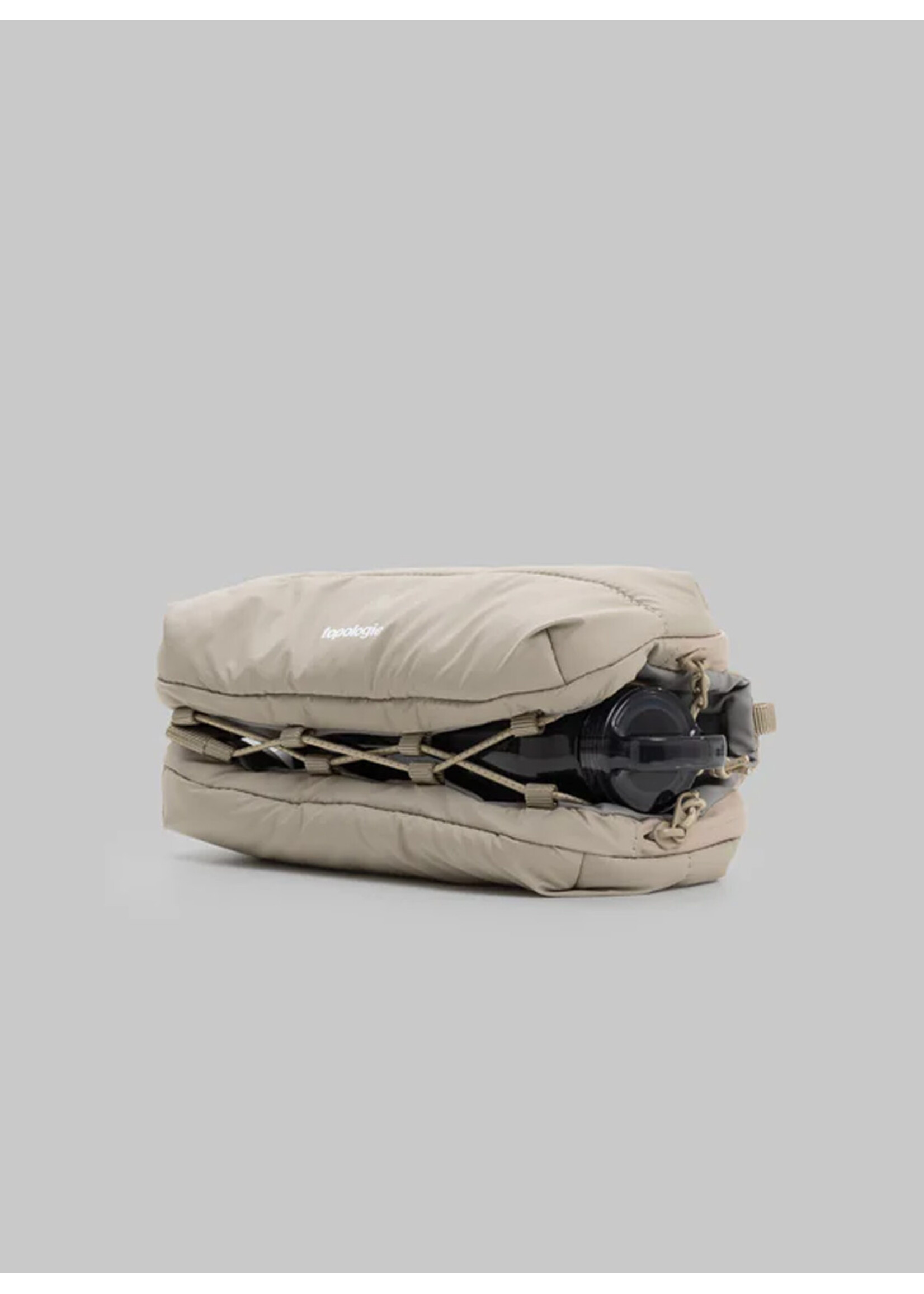 Topologie Topologie Wares Bags Bottle Sacoche Medium Taupe Puffer TP-WBA-BS2-TAU-27