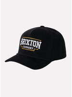 Brixton Pierson X NP Snapback Black Corduroy 11903-BKCDY