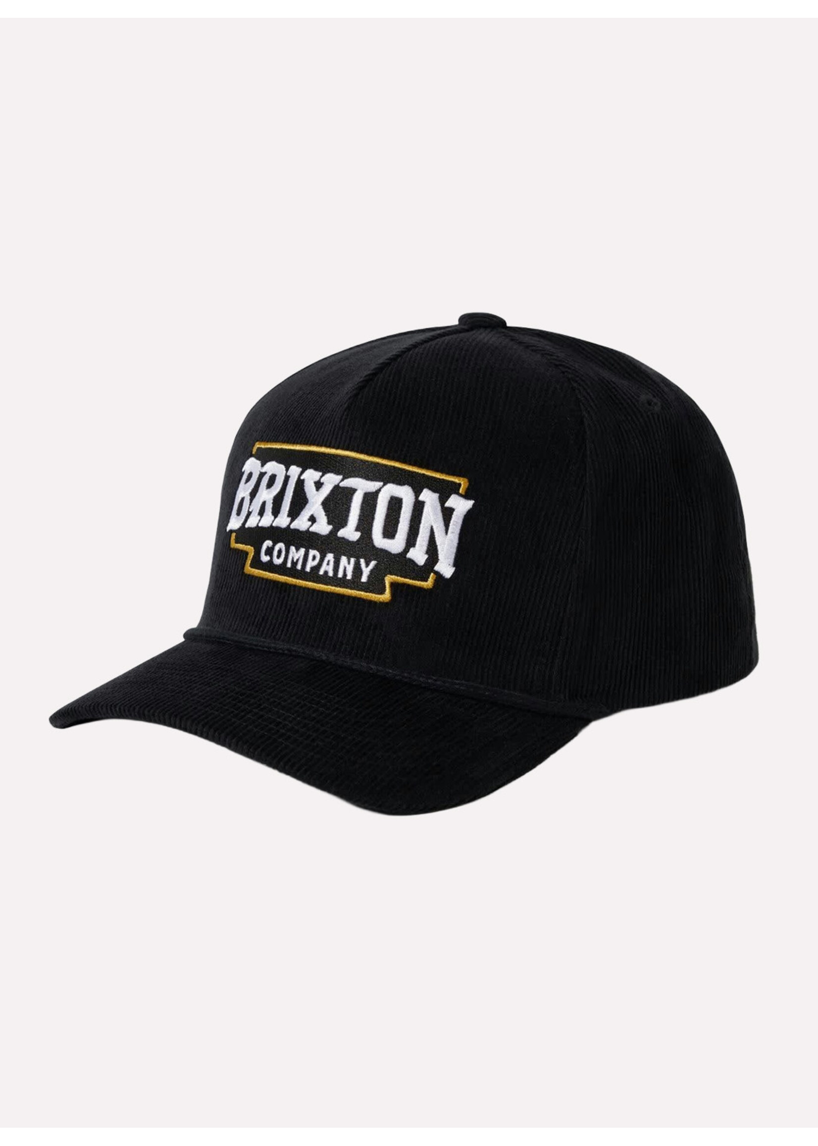 Brixton Pierson X NP Snapback Black Corduroy 11903-BKCDY