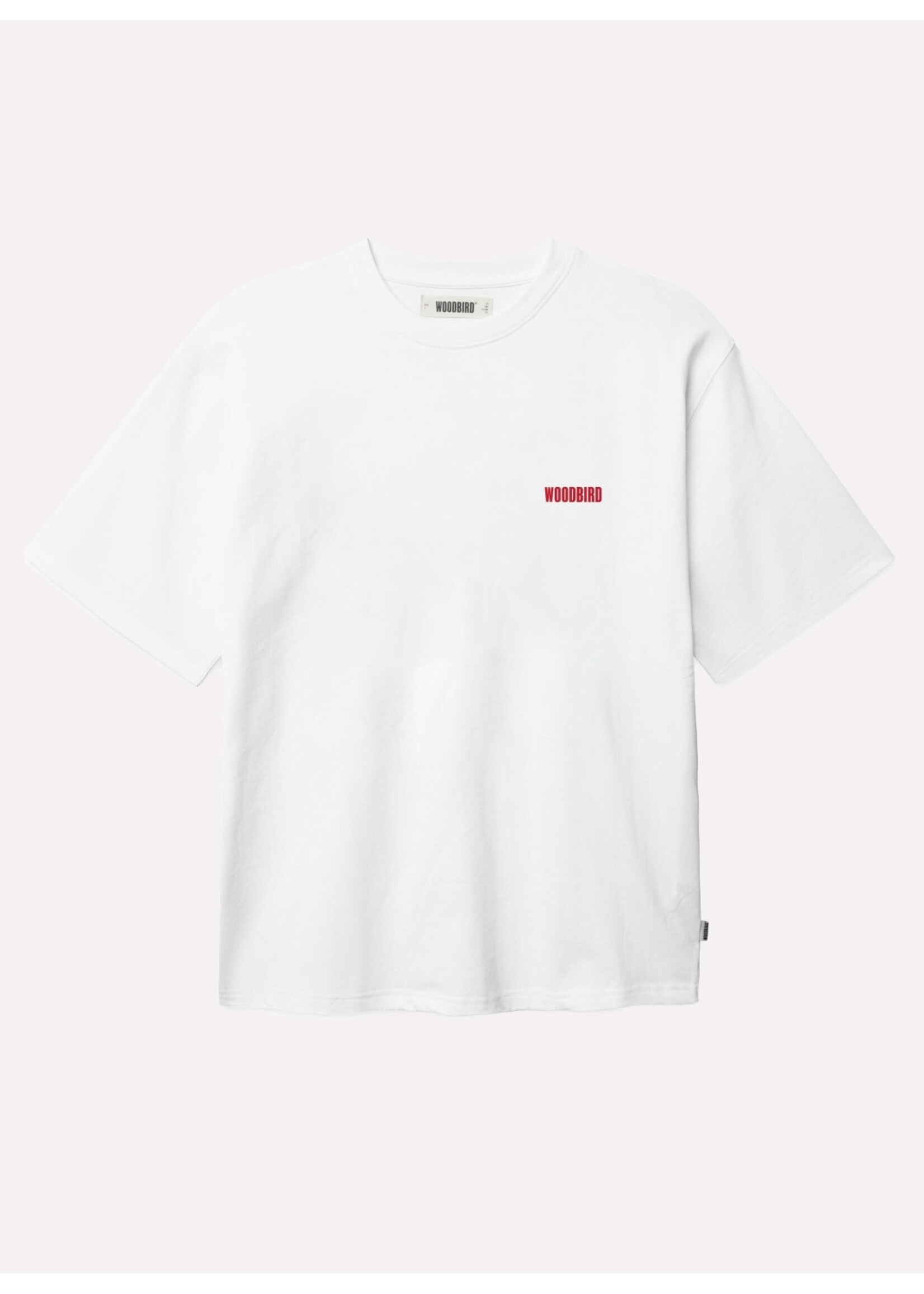 Woodbird WBBaine Space Tee White 2536-405