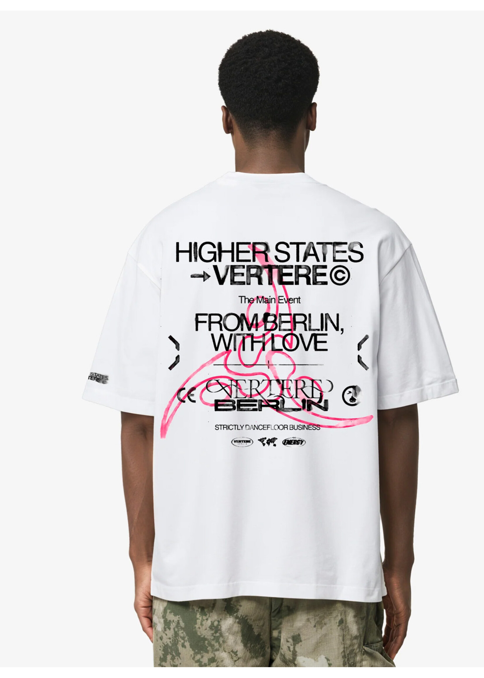 Vertere Berlin Higher States T-shirt White VER-T305-WHT