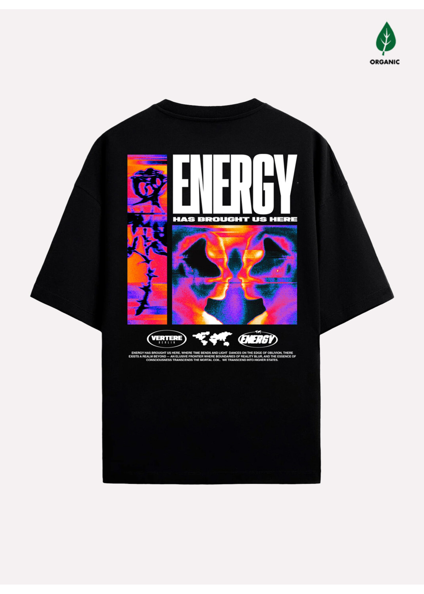 Vertere Berlin Energy T-Shirt Black VER-T304-BLK