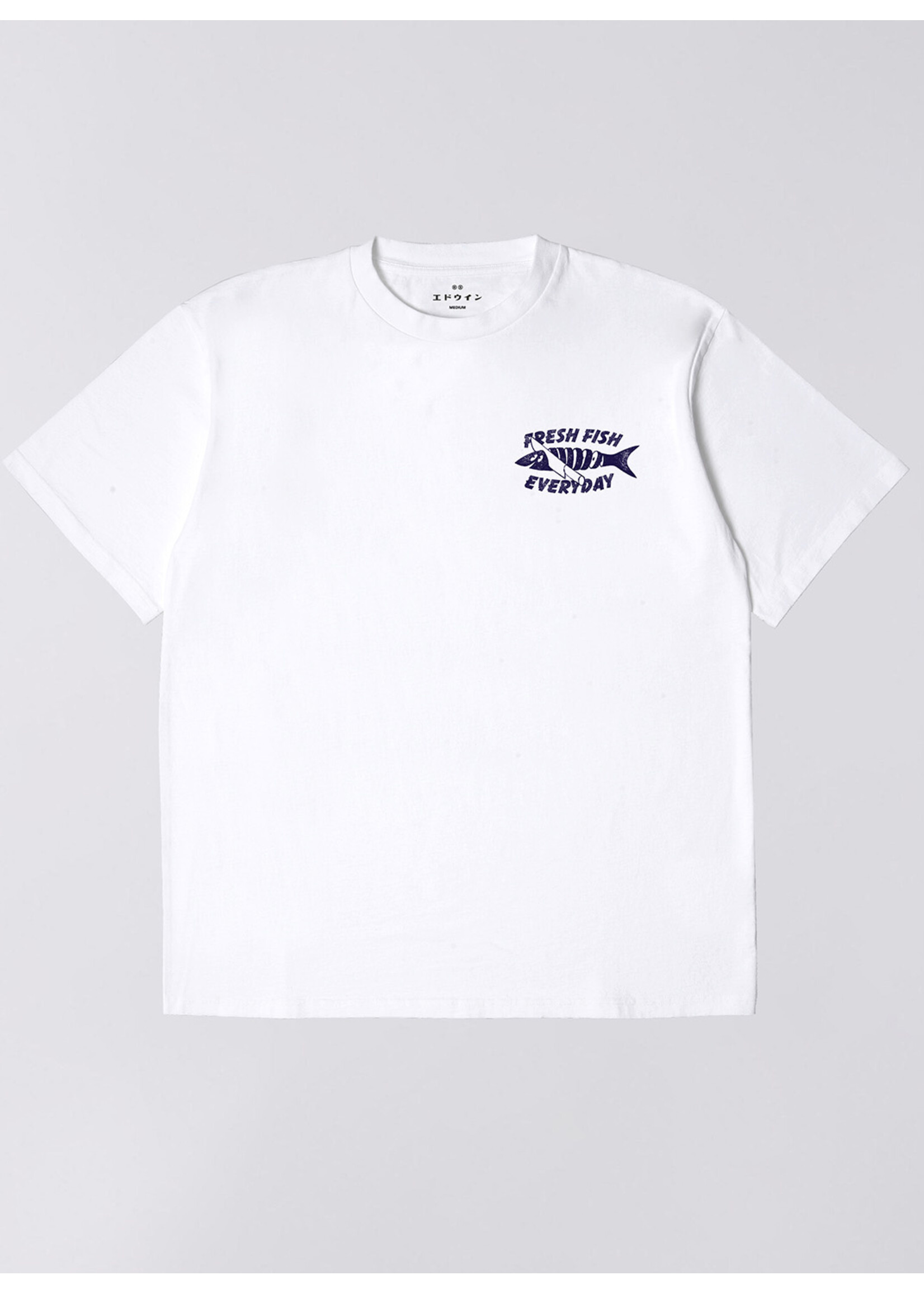 Edwin Monsieur Sakana T-shirt White I036398