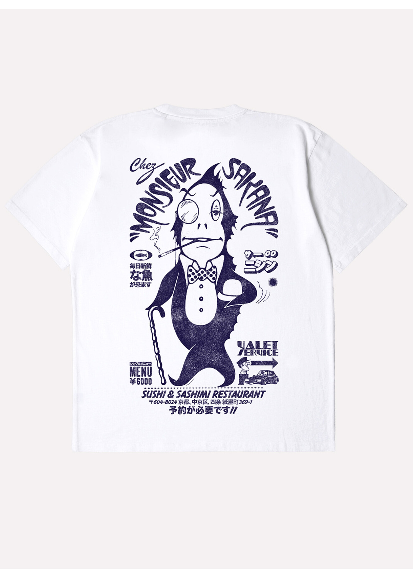 Edwin Monsieur Sakana T-shirt White I036398