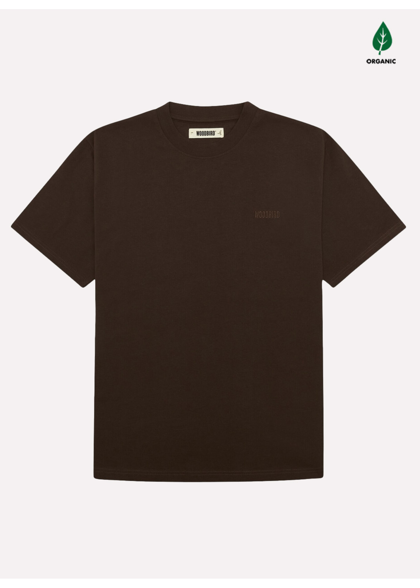 Woodbird WBBaine Base Tee Brown 2100-430