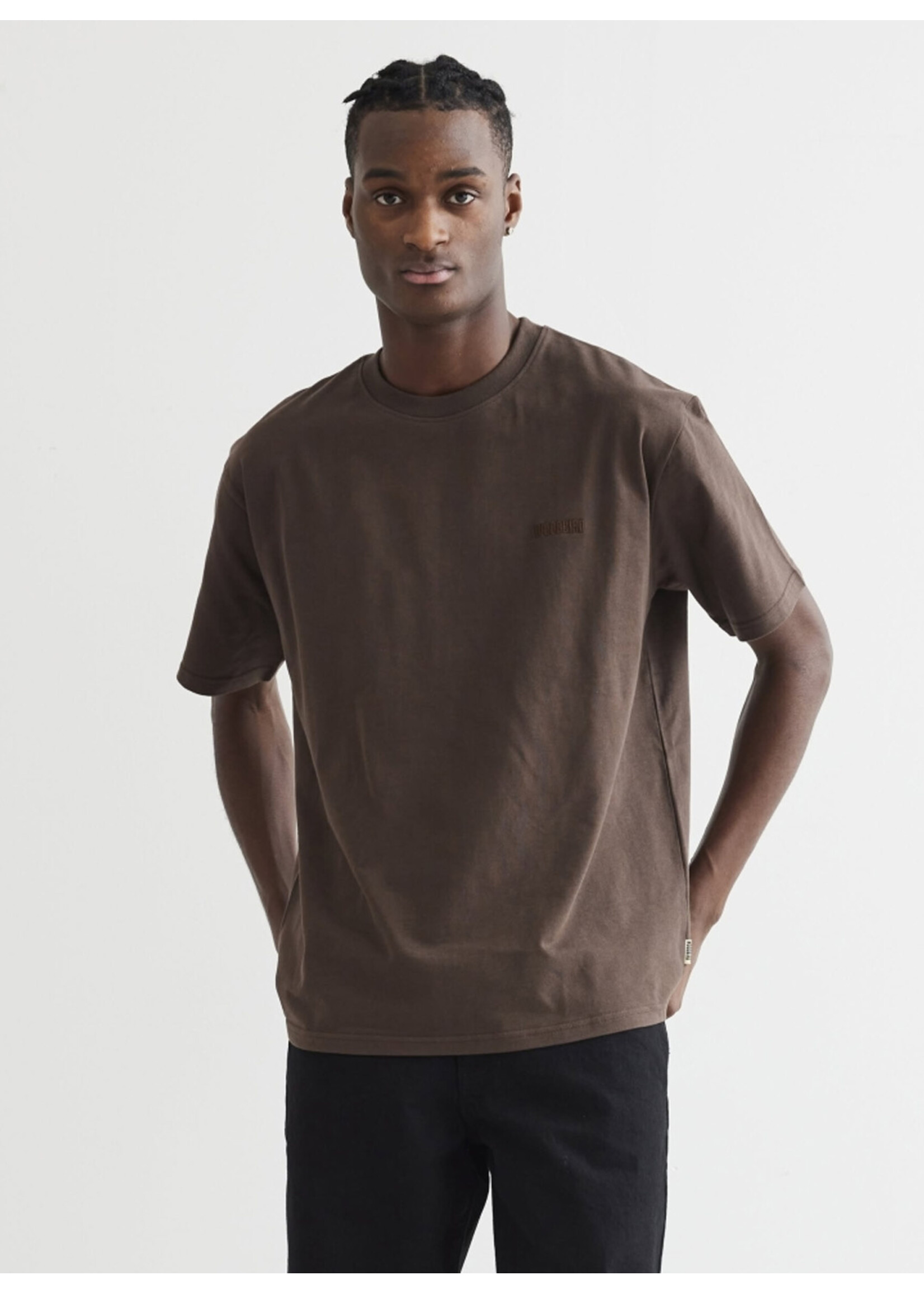 Woodbird WBBaine Base Tee Brown 2100-430