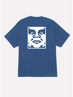 Obey Obey Bold Icon Face Heavy Tee Pigment Dark Denim 167924099-DDEN