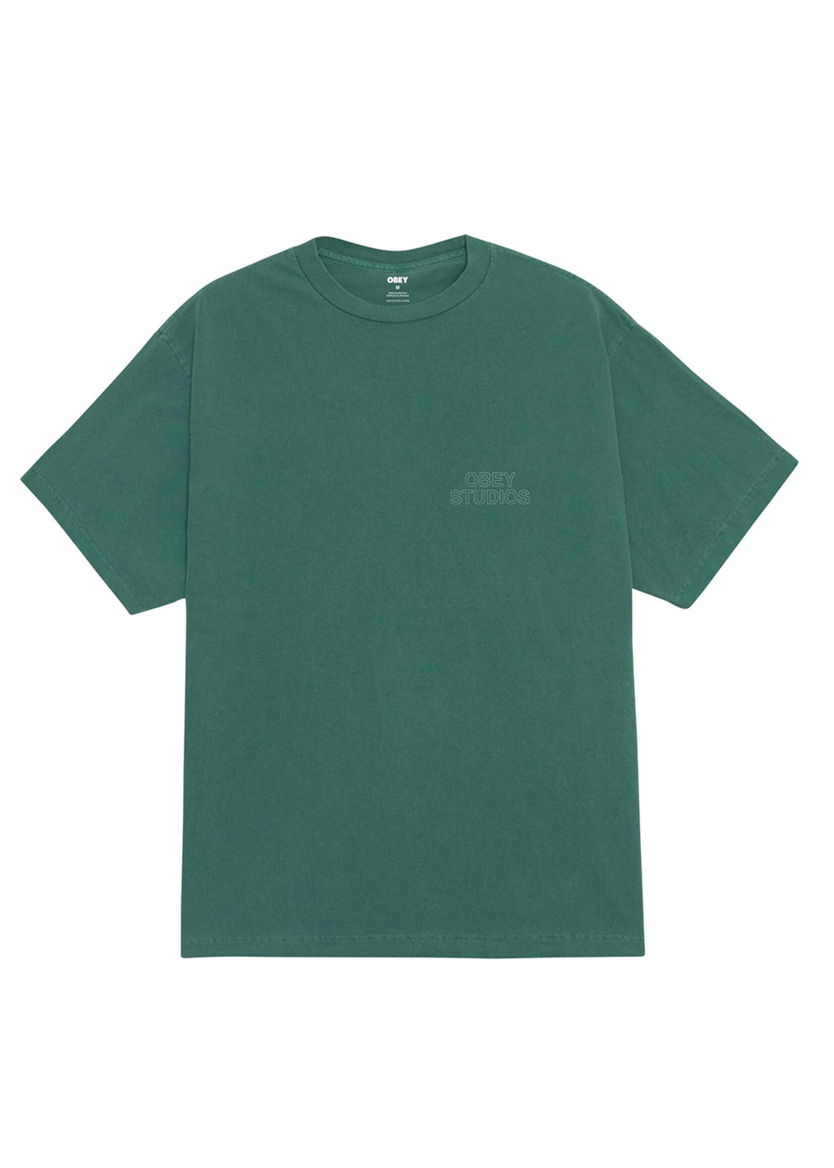 Obey Obey Studios Outline Heavy Tee Rain Forest 167924095-RFR