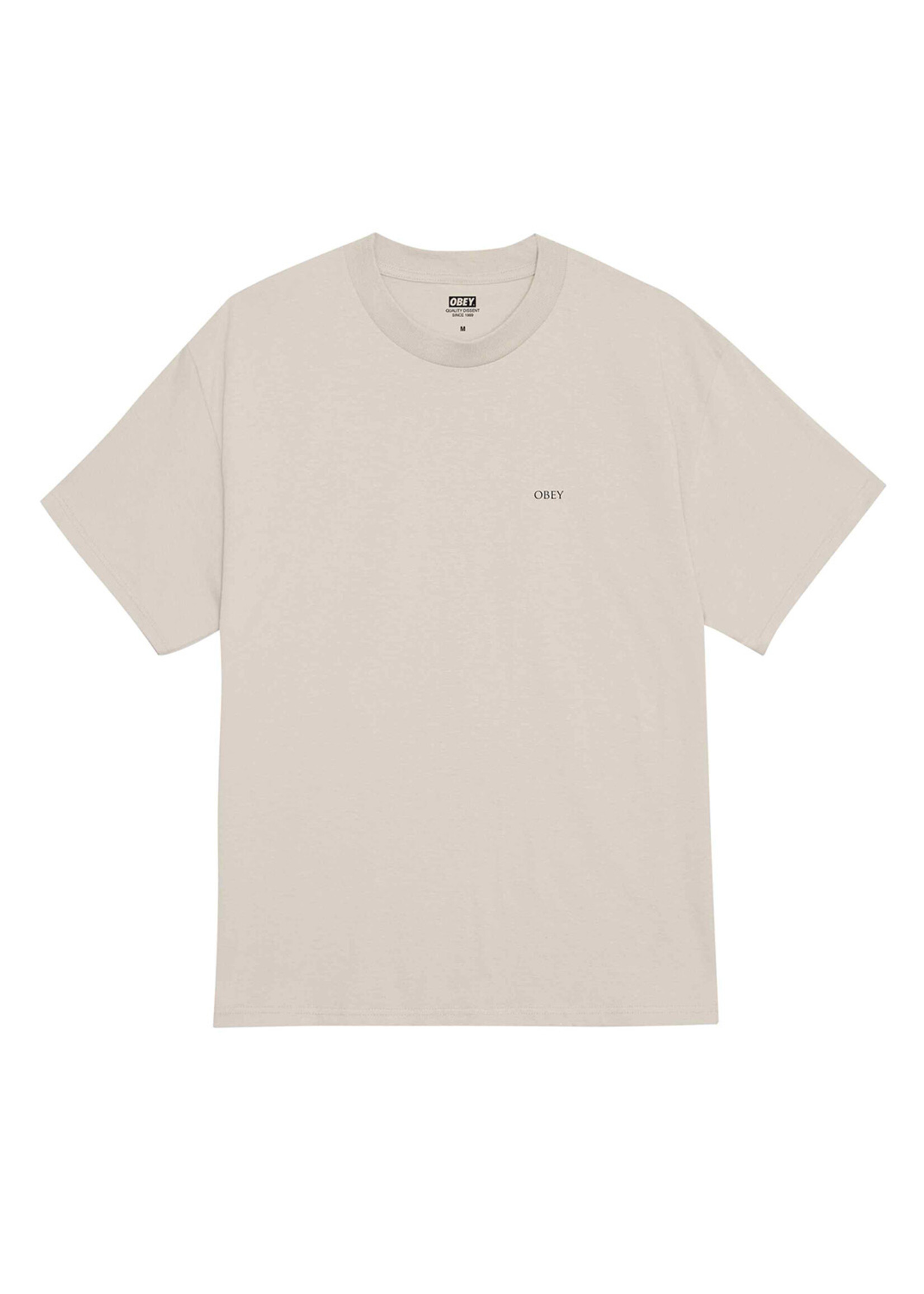 Obey Obey Peace & Justice Statue Tee Silver Grey 165264238-SIG