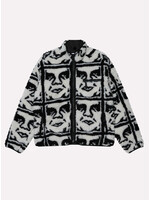 Obey Obey Repeated Icon Sherpa Jacket Black Multi 121800608-BKM