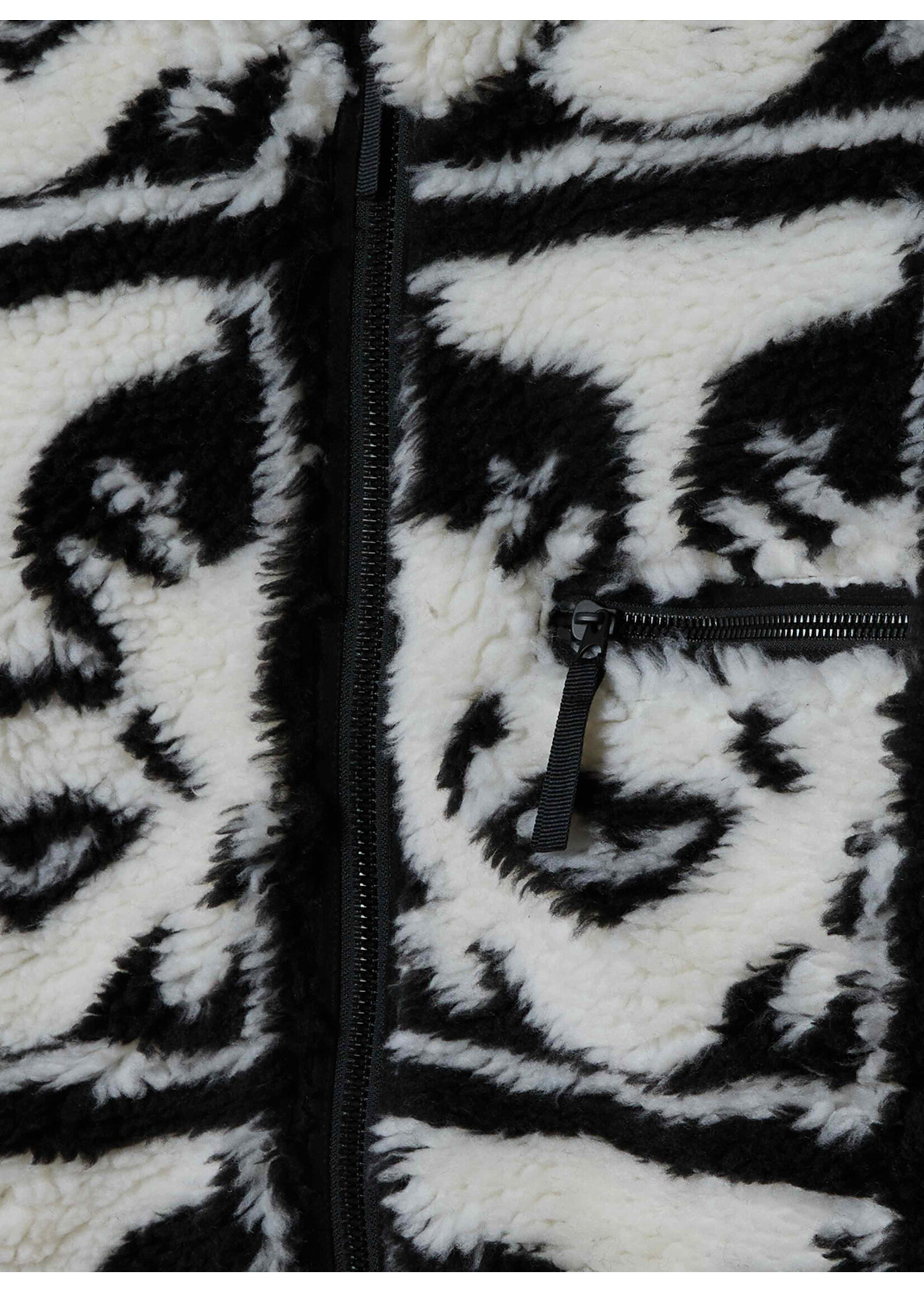 Obey Obey Repeated Icon Sherpa Jacket Black Multi 121800608-BKM