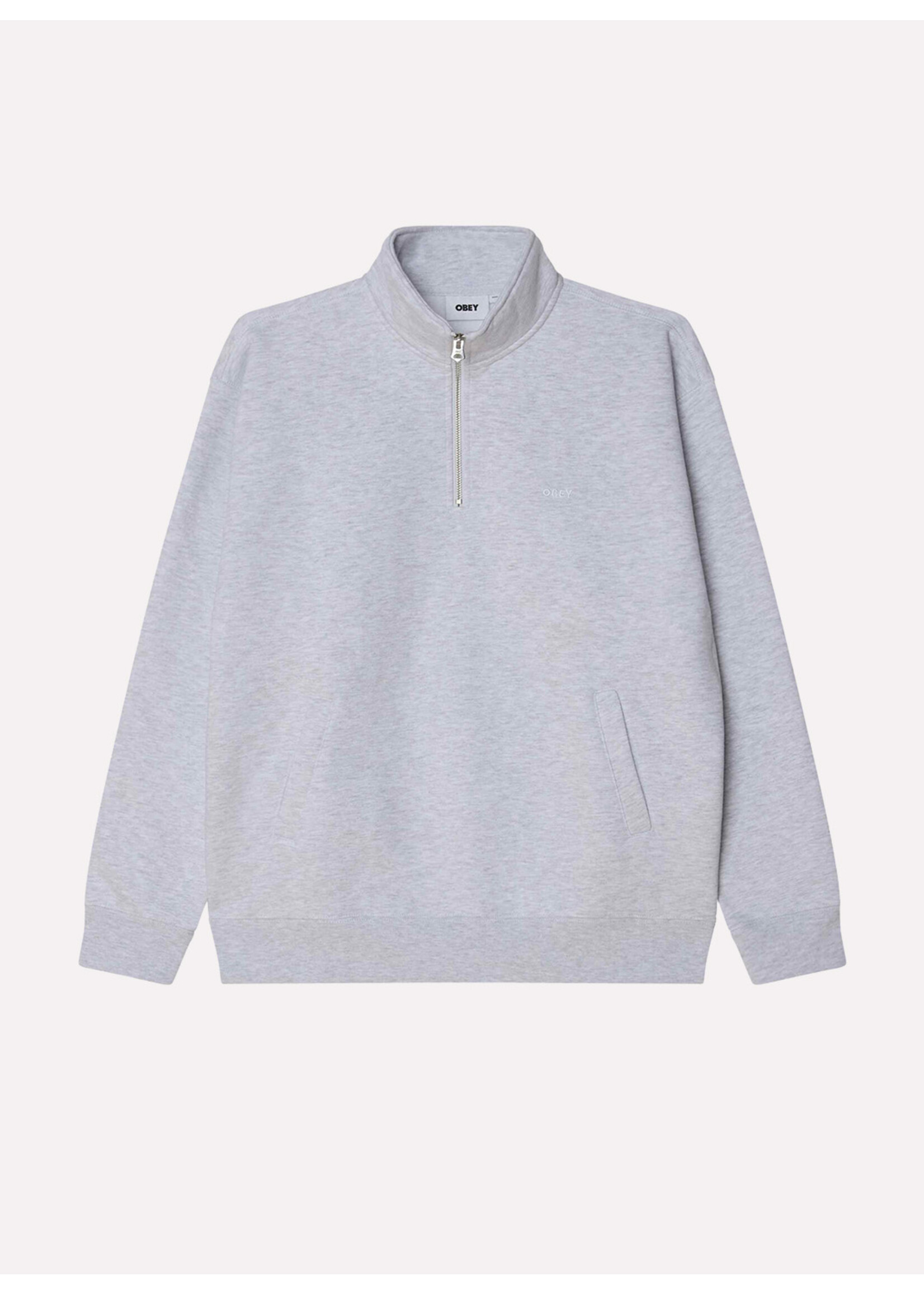 Obey Established Works Bold Mockneck Ash Grey 111620098-AGRY