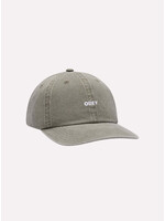 Obey Pigment Bold 6 Panel Strapback Pigment Olive 100580418-OLV