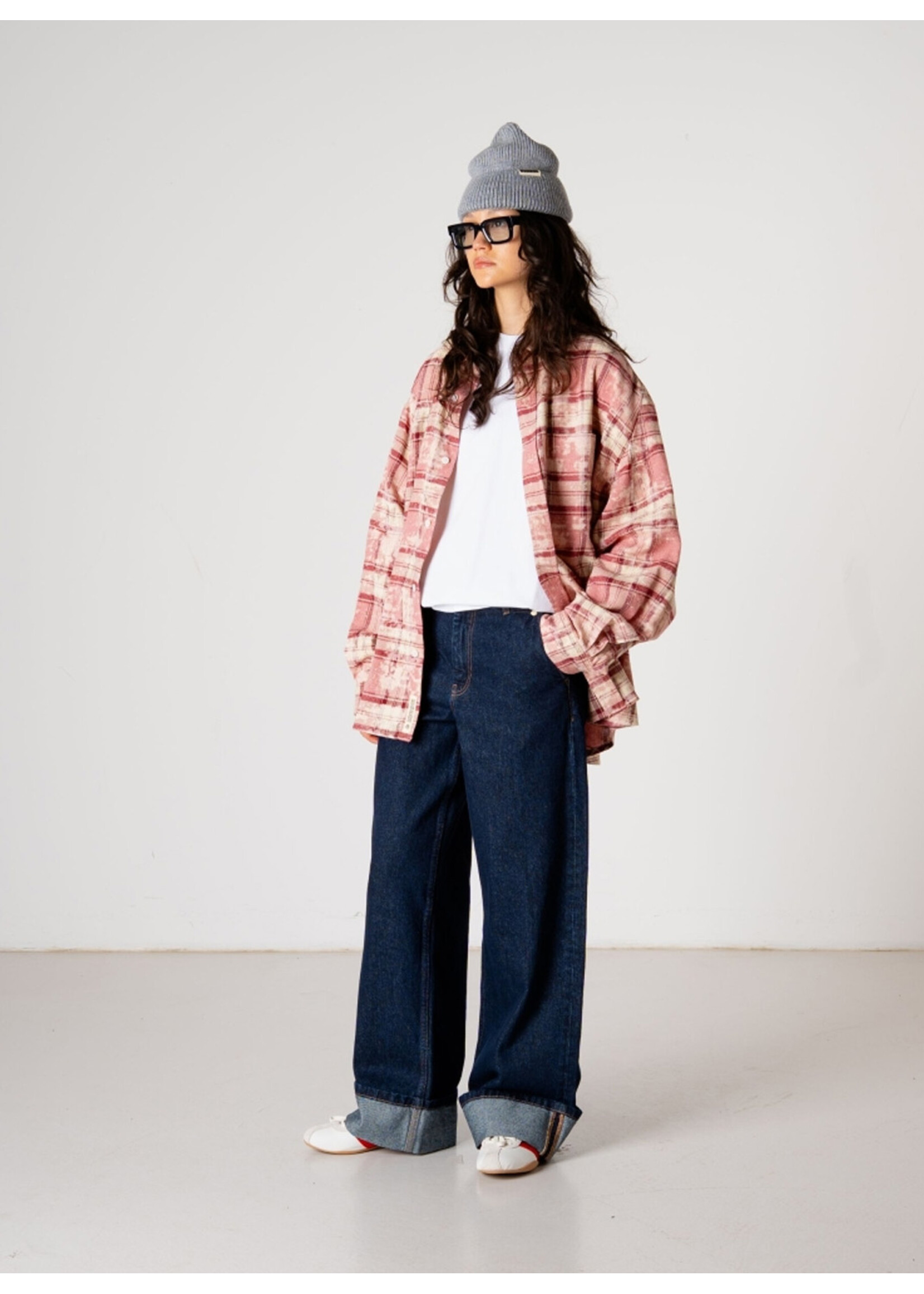 Woodbird WBJong Dull Shirt Dusty Rose 2536-717