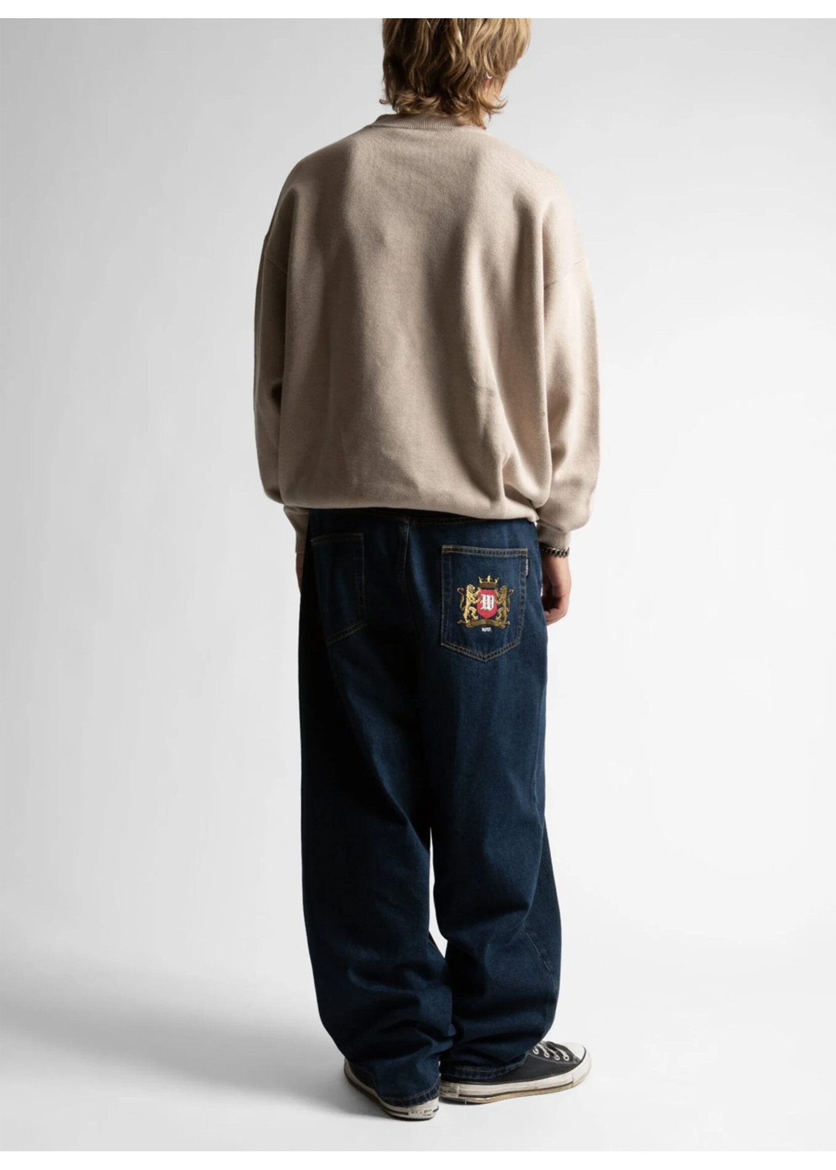 Wasted Paris Crest Casper Pant Raw Blue WPFA25PA001