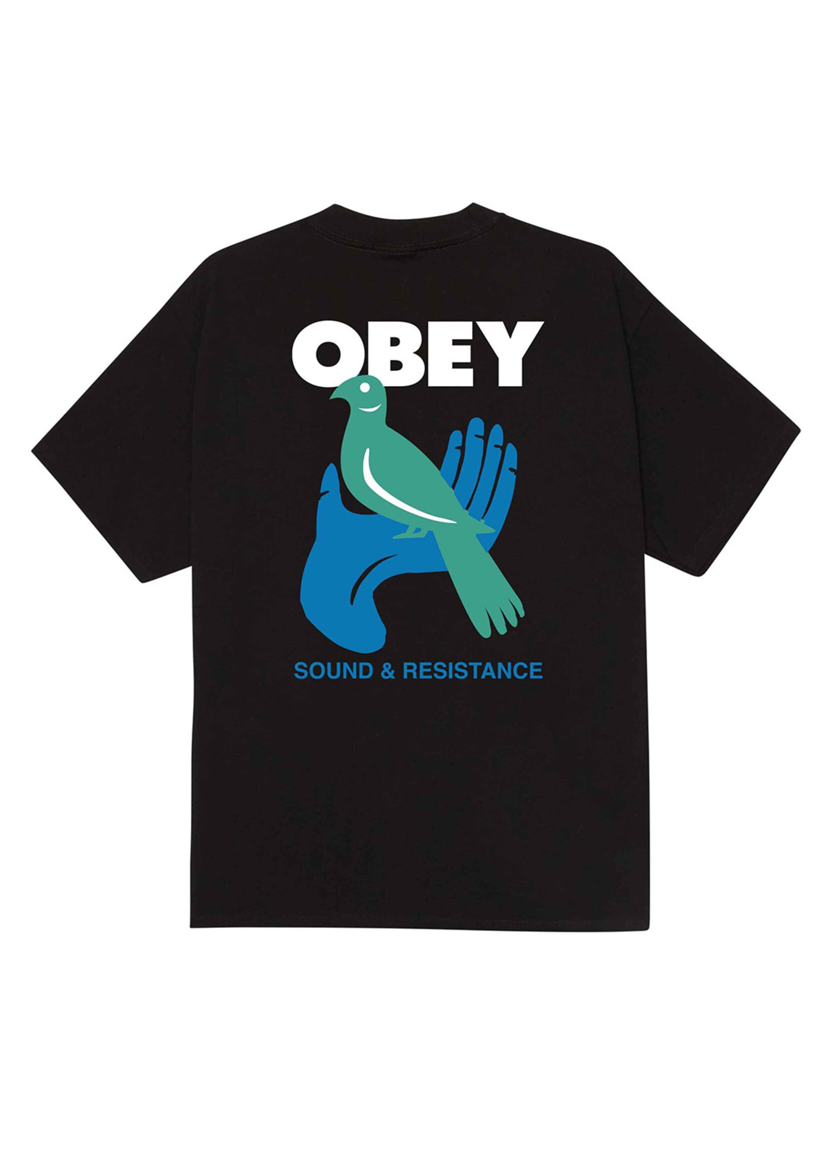 Obey Obey Sound & Resistance Tee Bird Black 165264213-BLK