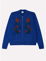 Obey Obey Floral Zip Cardigan Surf Blue 151010041-SFB