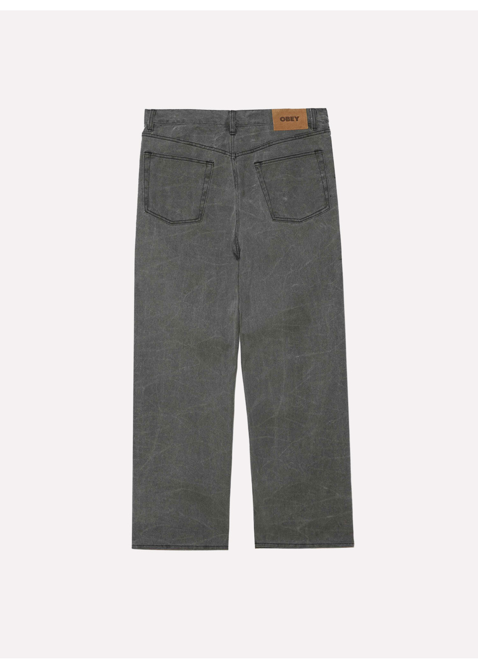 Obey Classic Wrinkle Baggy Denim Black Wrinkle 142010111-BWA