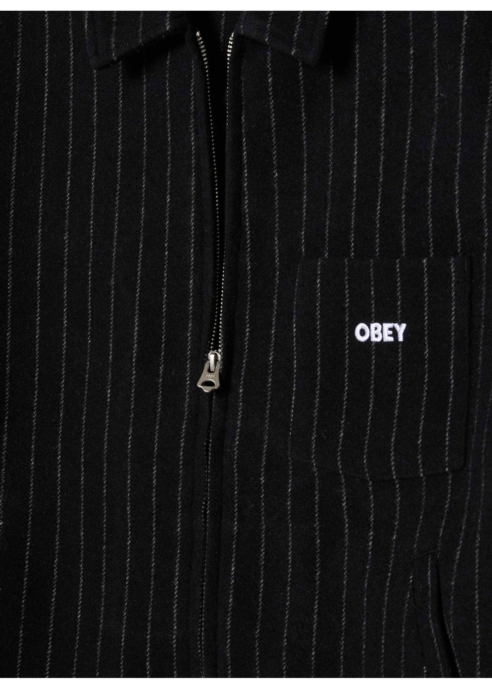 Obey Obey Vernon Zip Jacket Navy Multi 121800609-NVM