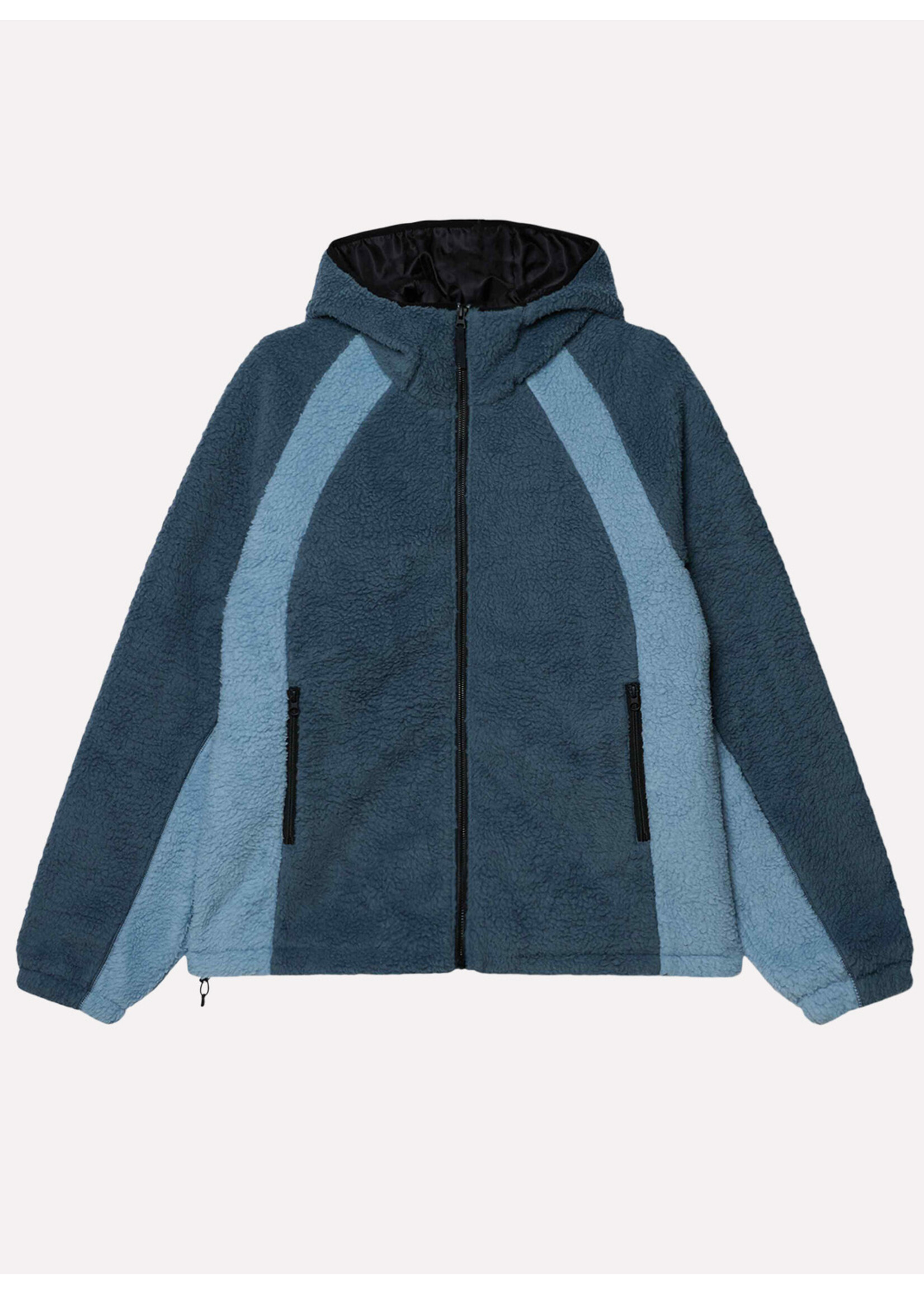 Obey Obey Alta Fleece Jacket Blue Multi 121800604-BMU