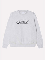 Obey Obey Headlines Crew Ash Grey 112480165-AGRY