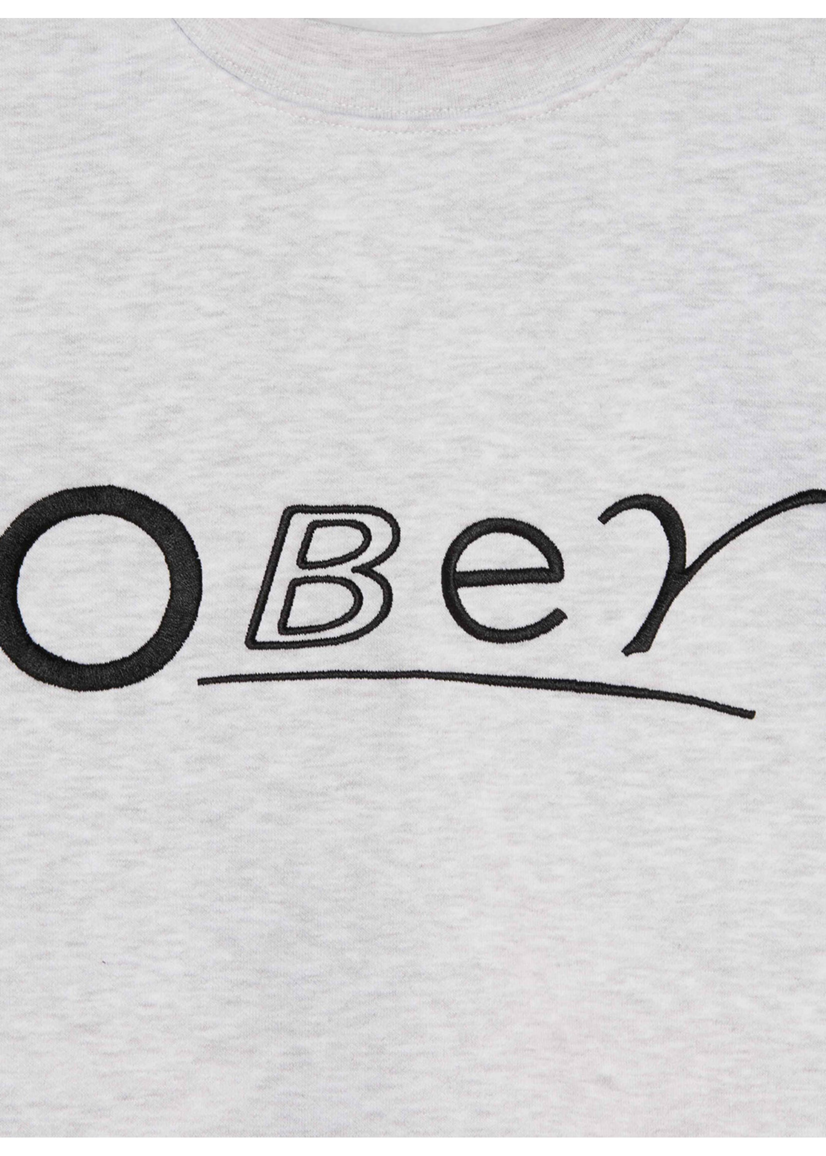 Obey Obey Headlines Crew Ash Grey 112480165-AGRY