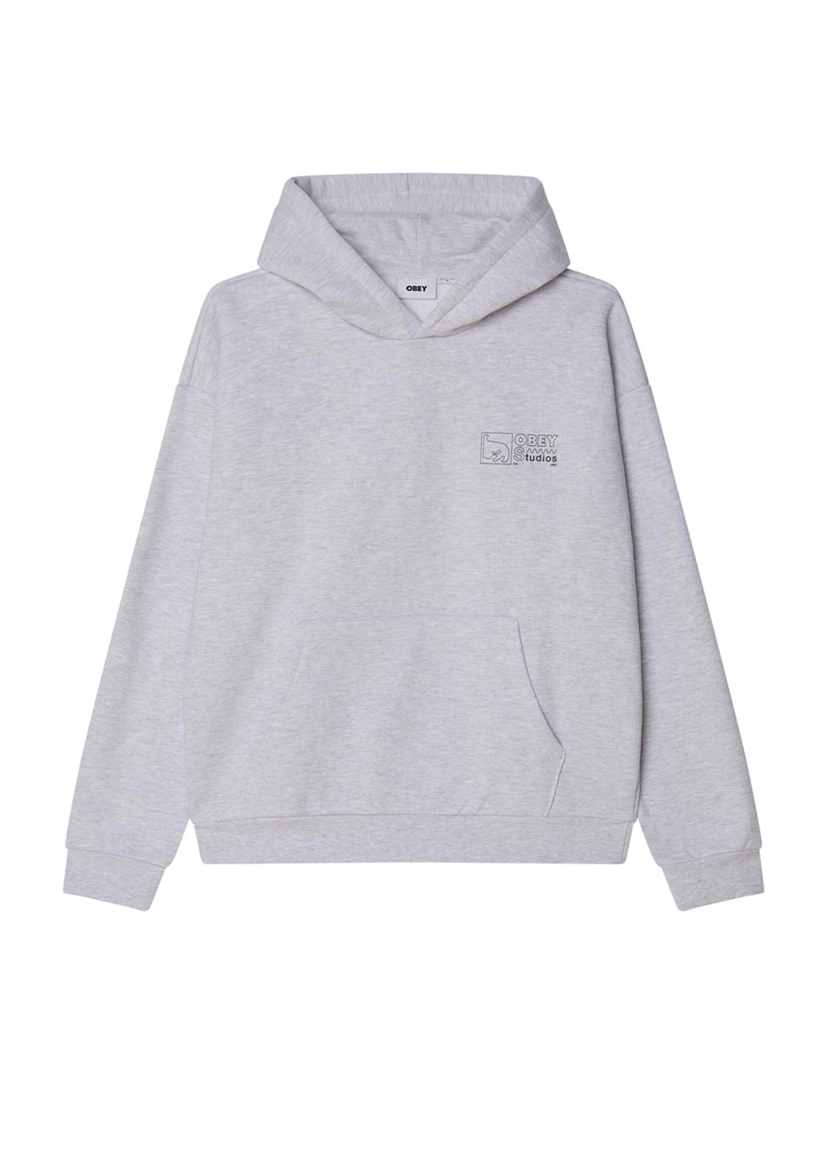 Obey Nico Extra Heavy Hood Ash Grey 112470255-AGRY