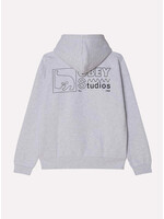 Obey Nico Extra Heavy Hood Ash Grey 112470255-AGRY
