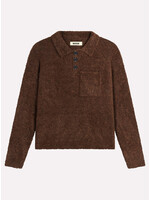 Woodbird WBDom Loop Polo Dark Brown 2536-804