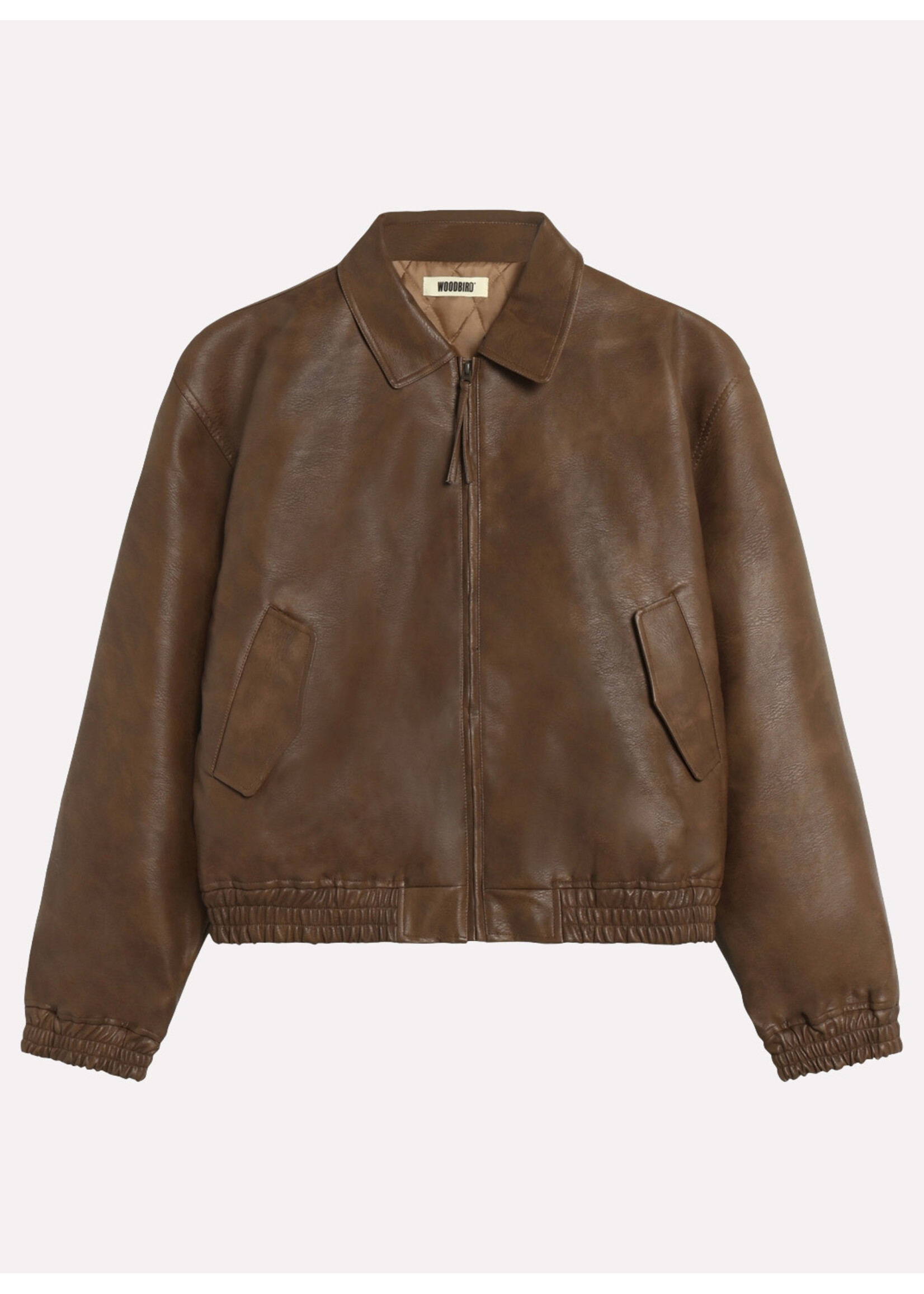 Woodbird WBBao Biker Jacket Dark Brown 2536-906