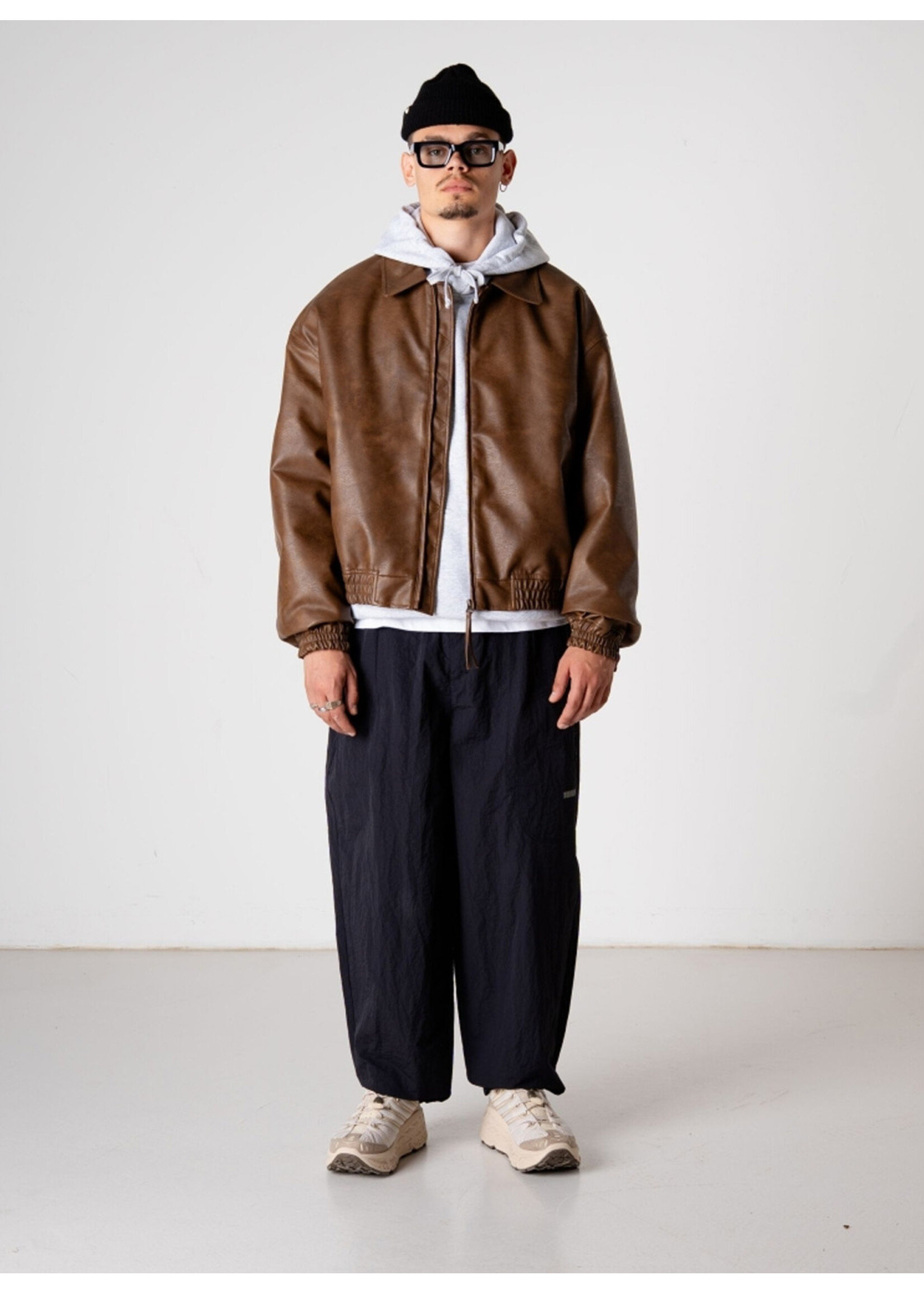 Woodbird WBBao Biker Jacket Dark Brown 2536-906