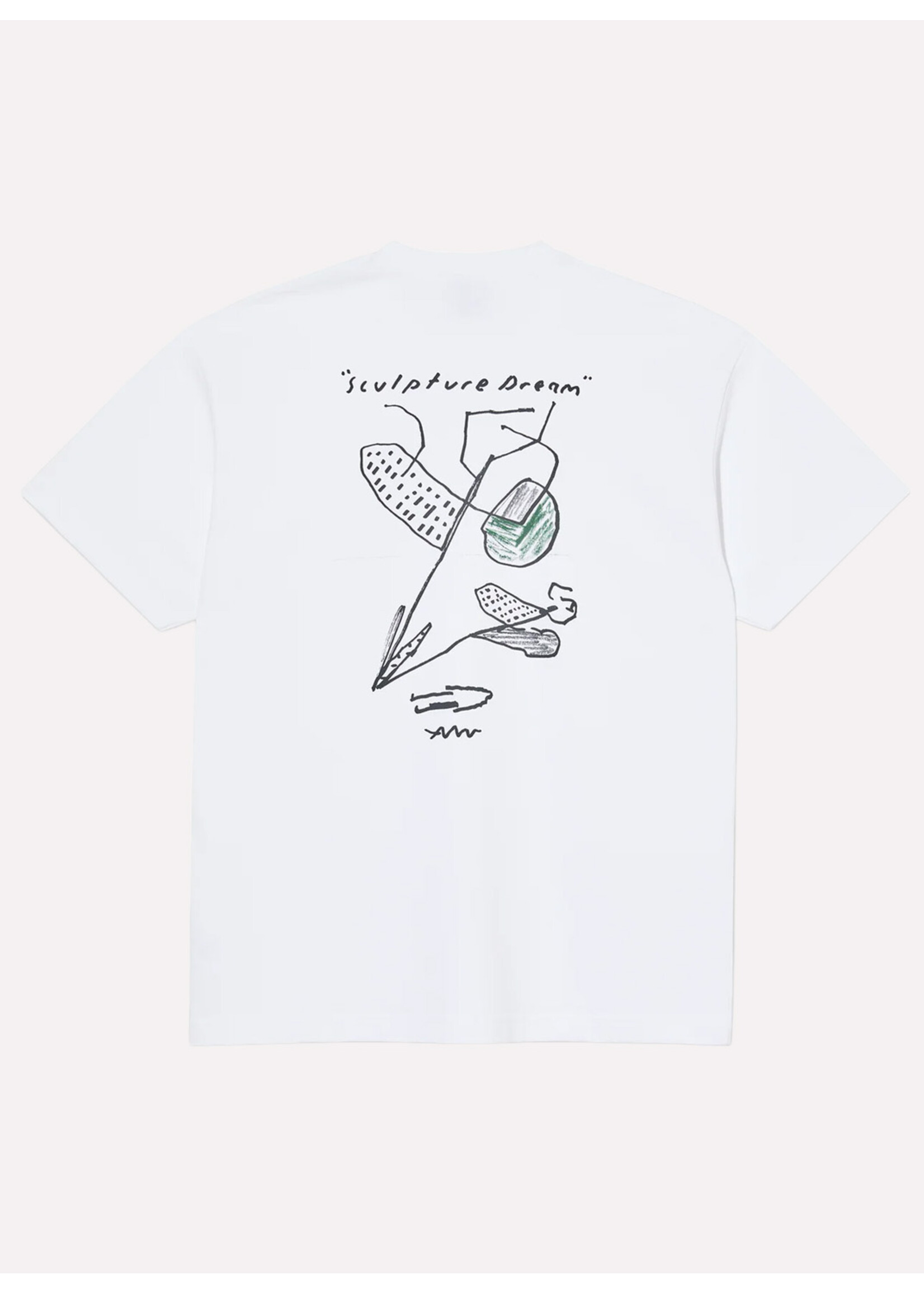 Polar Skate Co. Tee Sculpture Dream White PSC-F25-25
