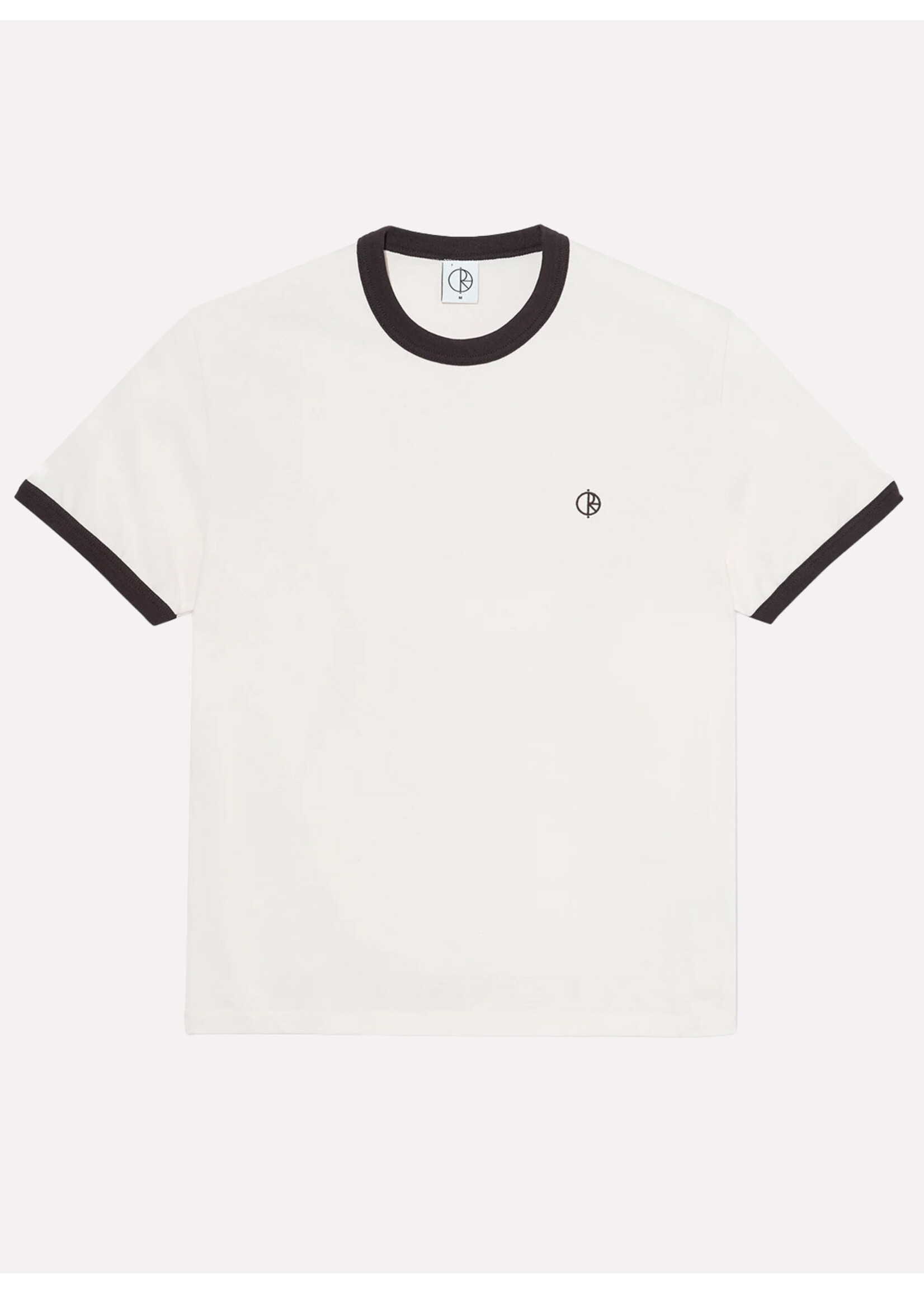 Polar Skate Co. Ringer Tee Ivory/Chocolate PSC-F25-20