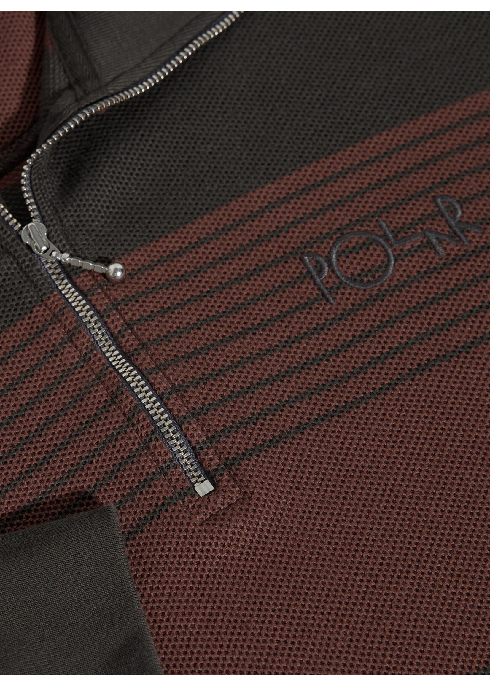Polar Skate Co. Surf Half Zip Sweater Dirty Black/Brownstone PSC-F25-14