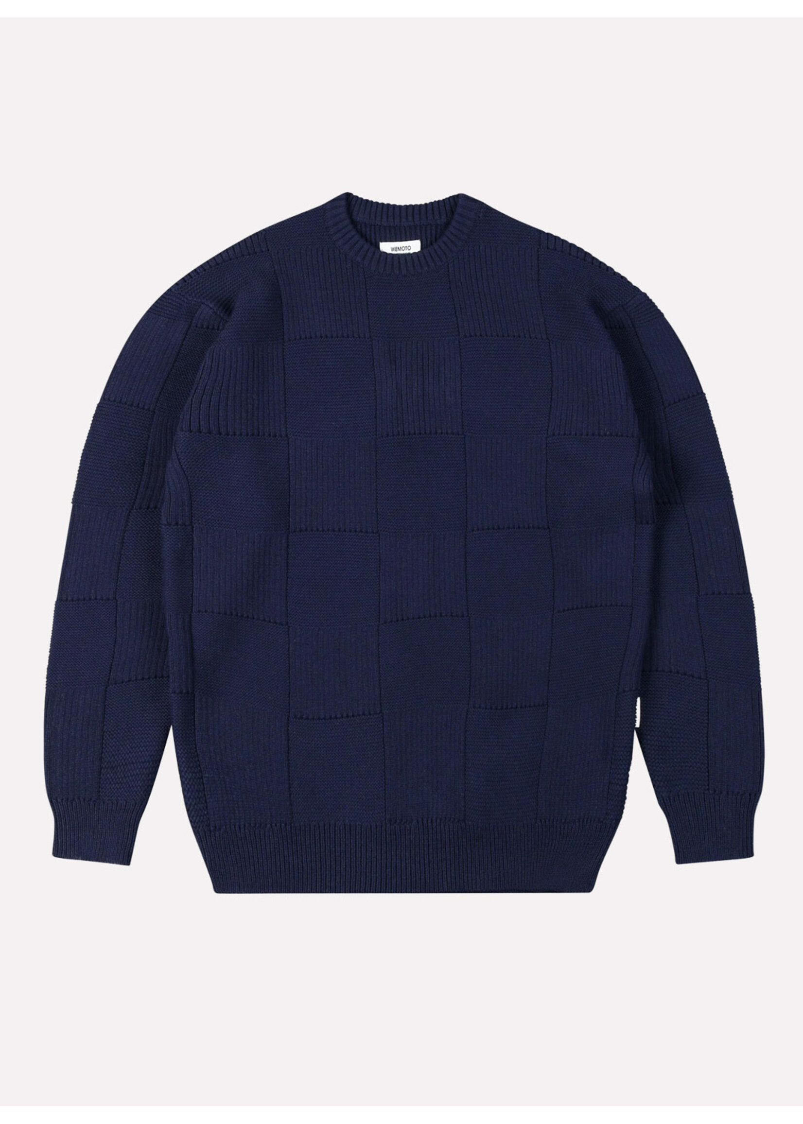 Wemoto Johnson Sweater Navy Blue 261.509-400