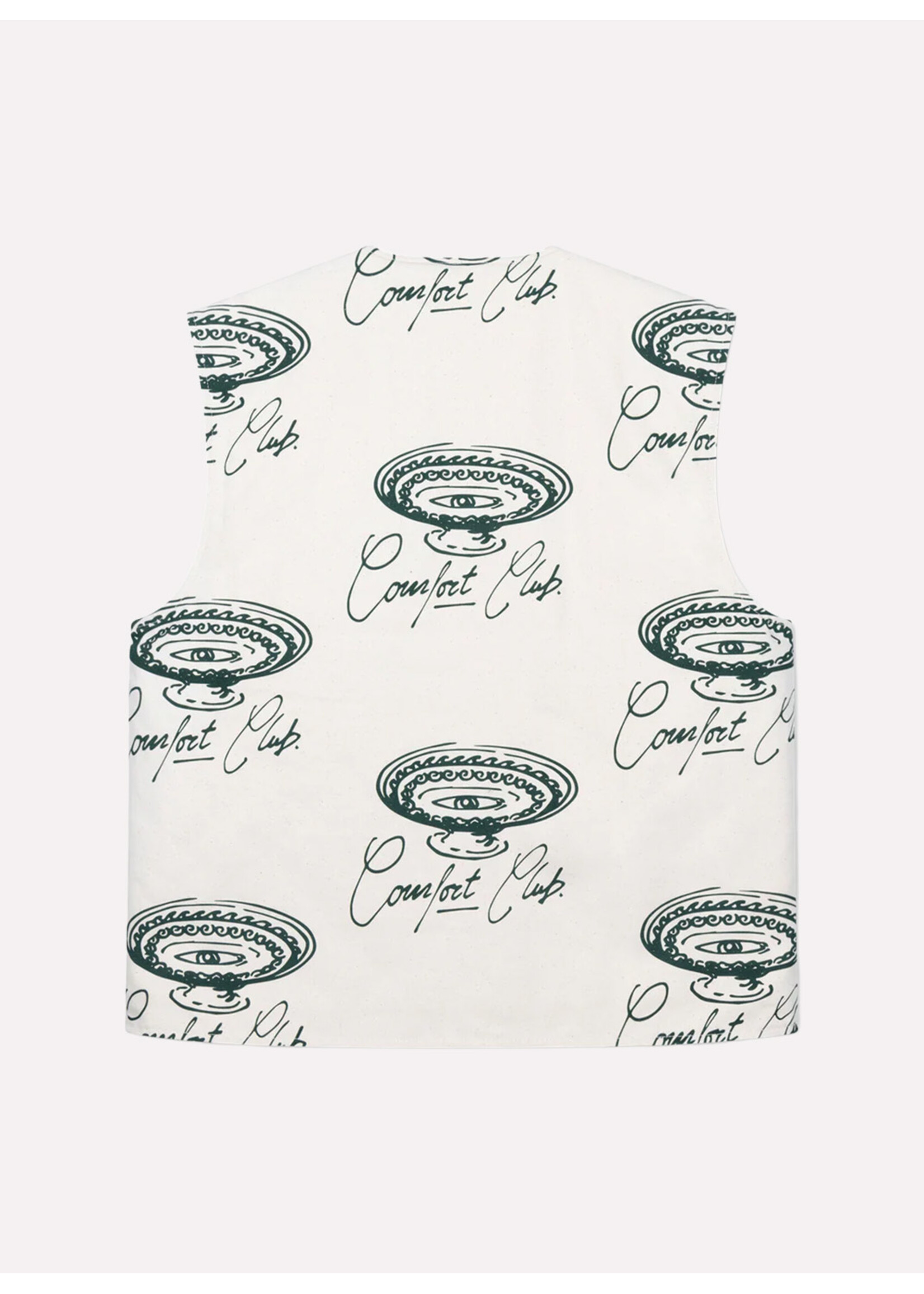 Comfort Club Meander Vest Off White CC-54011