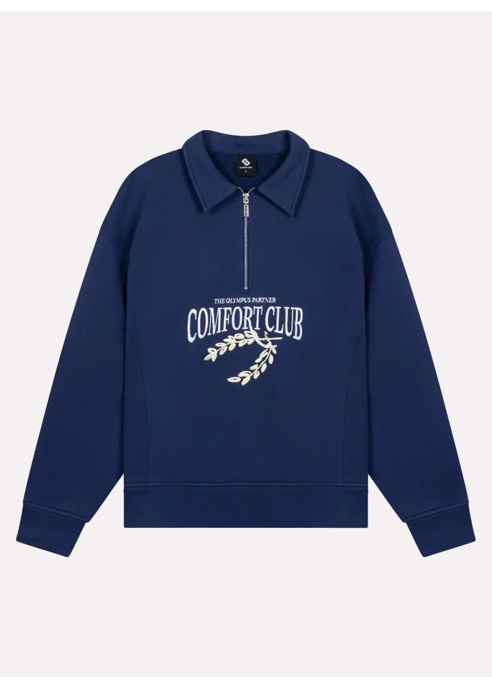 Comfort Club Laurel Half Zip Medieval Blue CC-52019