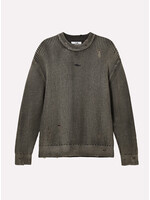 Vertere Berlin Distressed Knit Sweater Faded Black VER-KS133-FADBLK