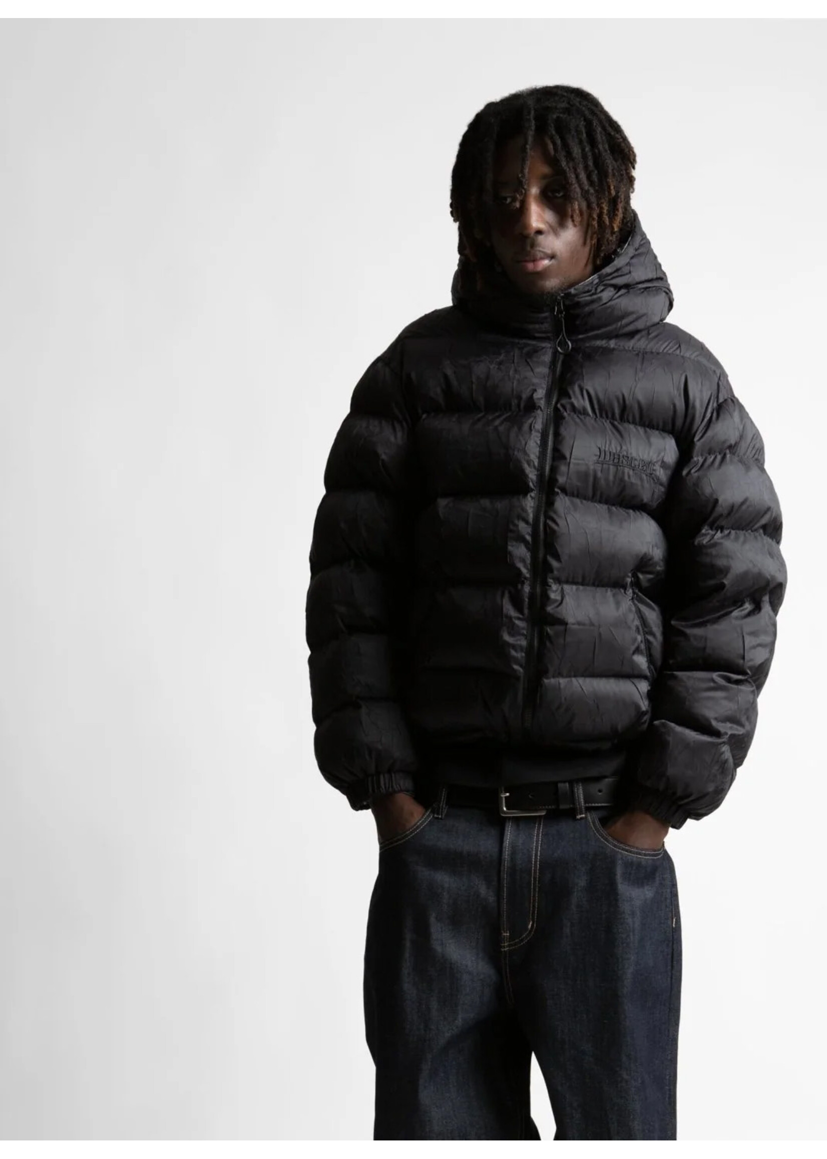 Wasted Paris Elevation Puffer Jacket Black/Multi WPFA25JA003