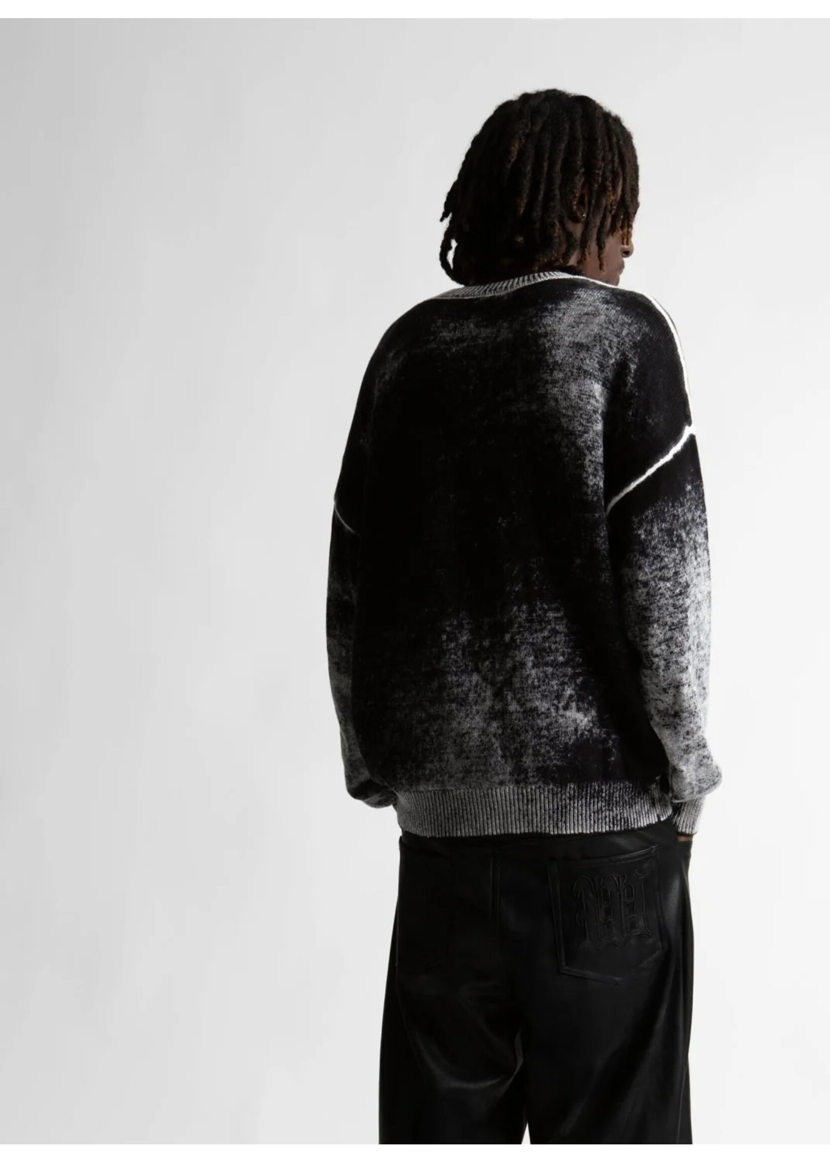 Wasted Paris Ashes Sweater Faded Black WPFA25KN003