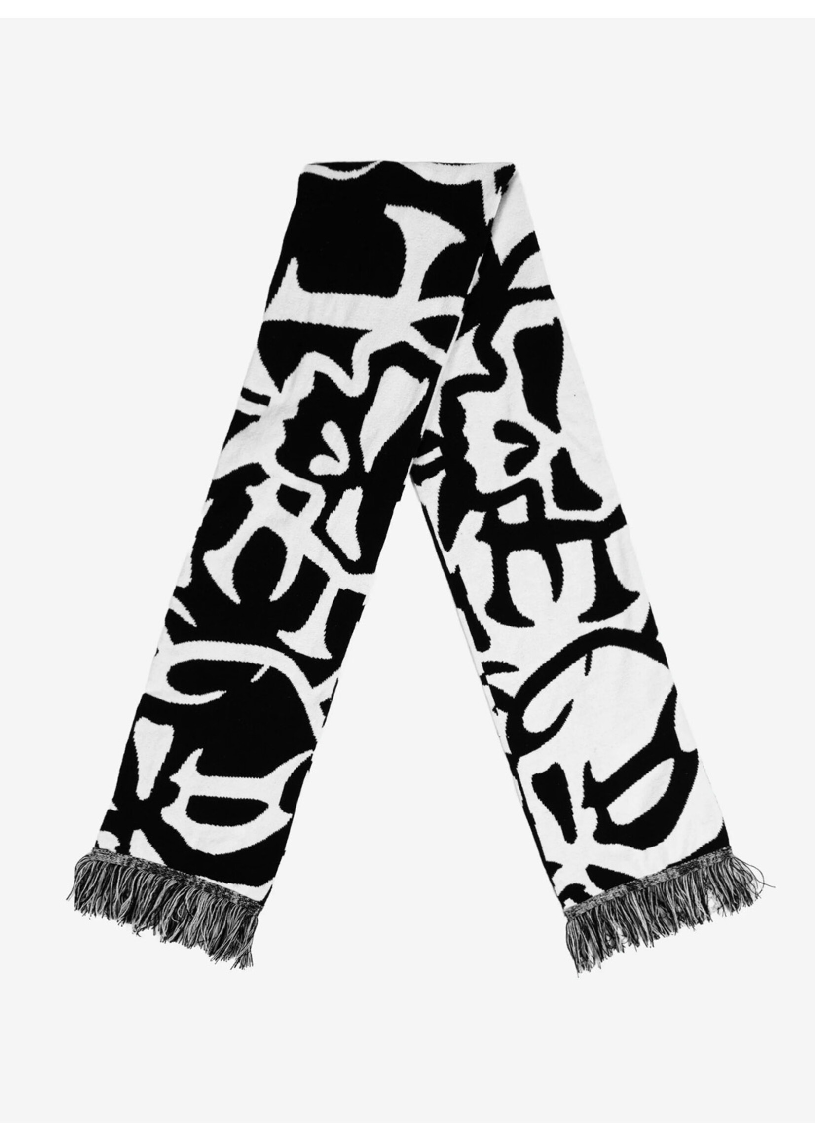 Wasted Paris Burry Scarf Black/White WPFA25ACC037